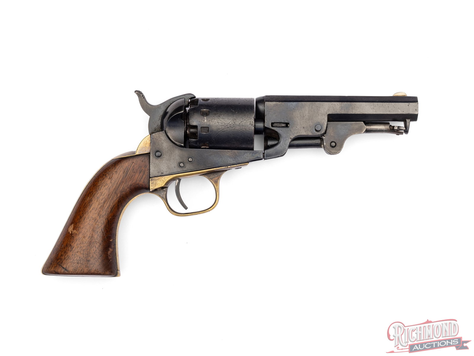 Antique Manhattan Arms 36 Caliber Navy Type Series IV Black Powder Revolver - 2