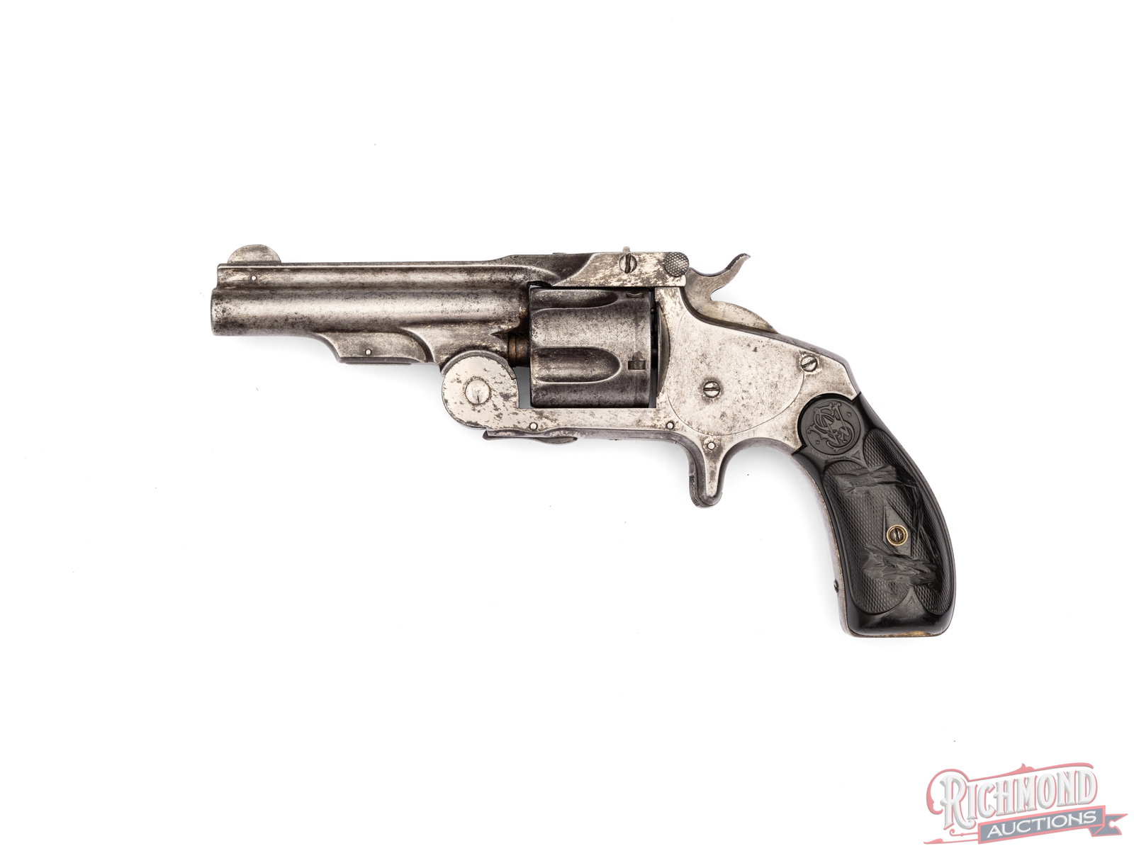 Antique Smith & Wesson No 2 1st Model Baby Russian .38 S&W Single Action Top Break Revolver (1 of 2)
