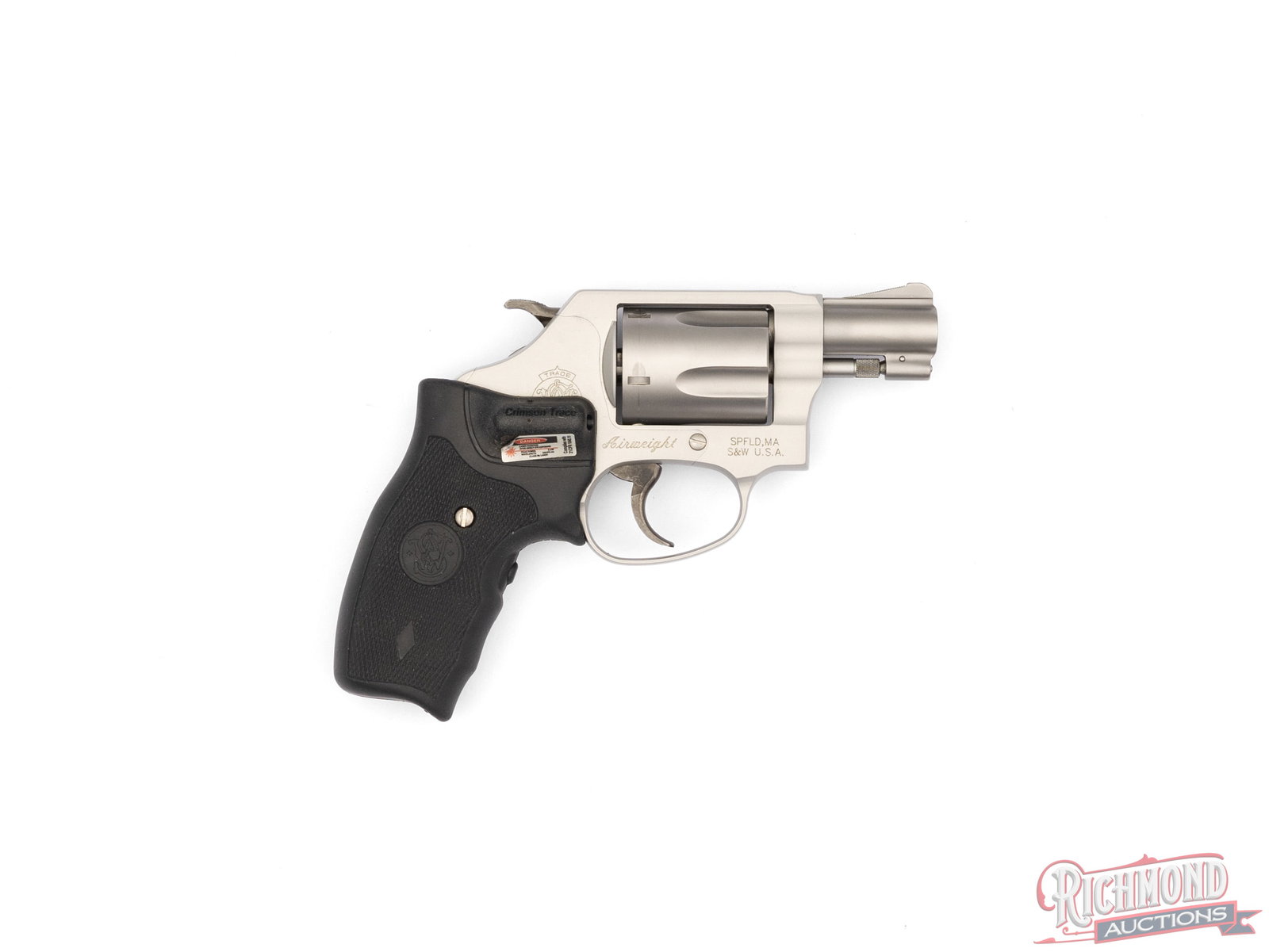 Smith & Wesson Airweight Crimson Trace 637-2 Double Action .38 SPL+P Revolver In Original Case - 3