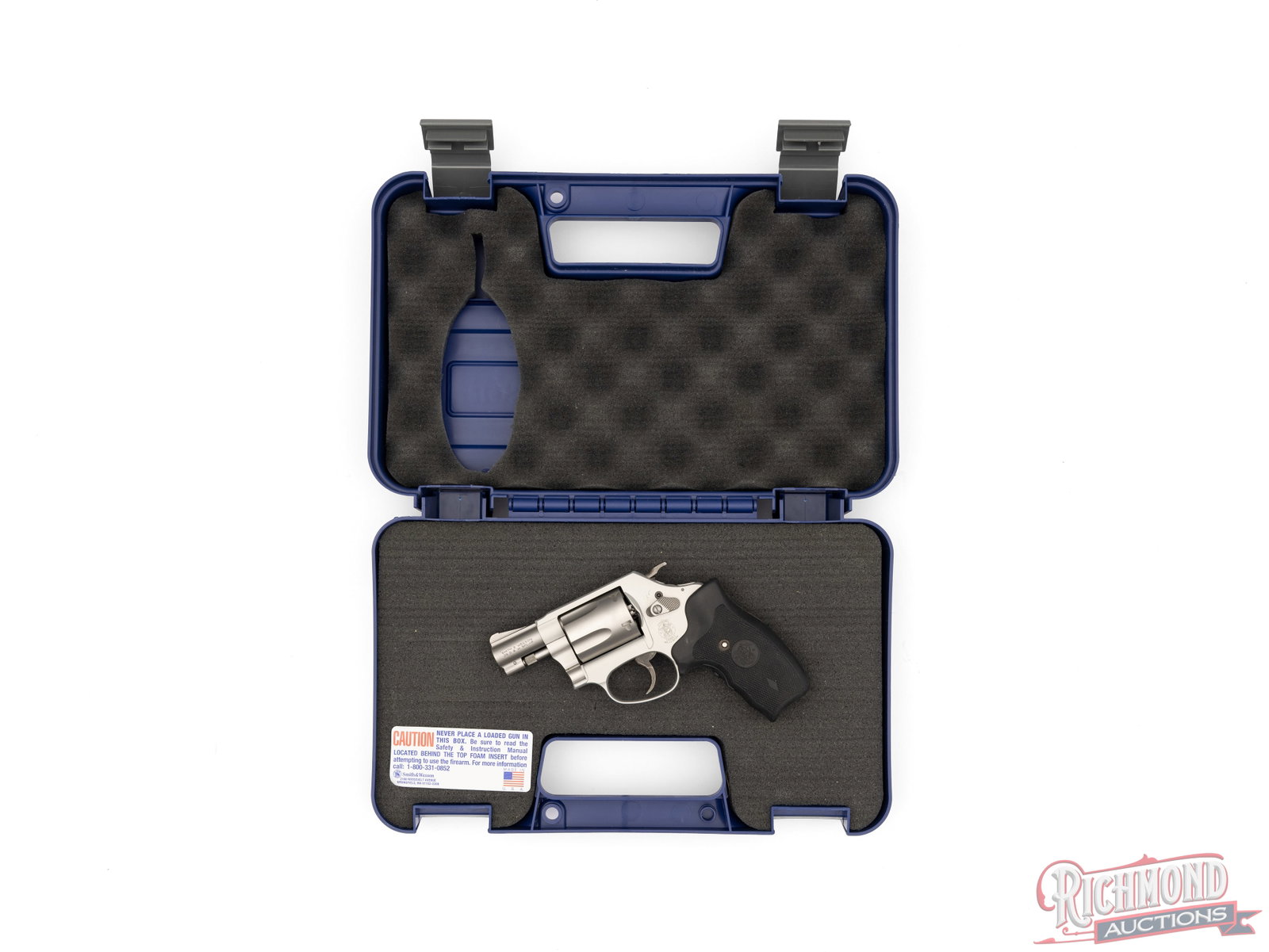 Smith & Wesson Airweight Crimson Trace 637-2 Double Action .38 SPL+P Revolver In Original Case - 4
