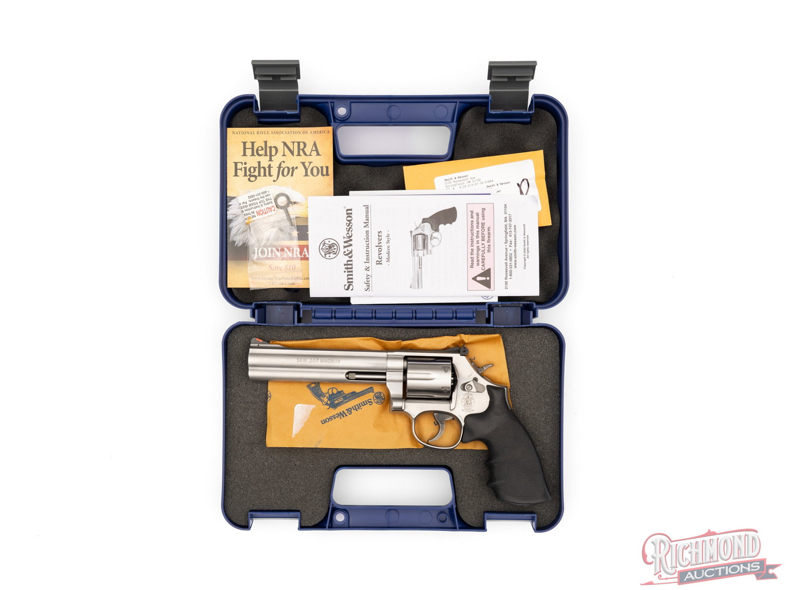 Smith & Wesson Model 686-6 Double Action .357 Magnum Revolver In Original Case - 4