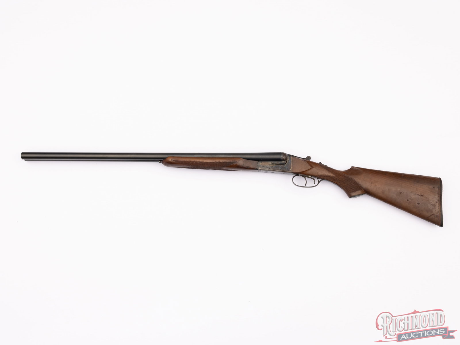 Spanish Virginia Capes Model 522 SxS Engraved 12 Gauge Side by Side Shotgun - 2