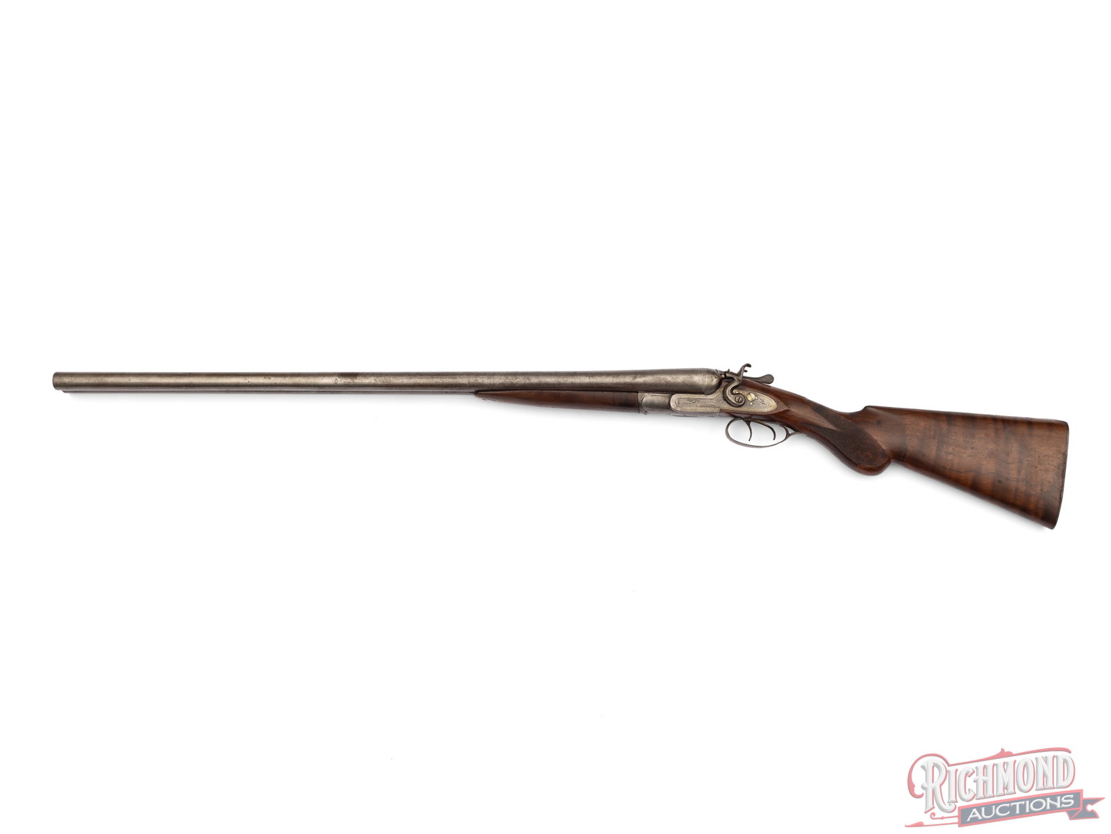 John S. Lovell and Sons Marked Side By Side Hammer 10 Gauge Shotgun - 2