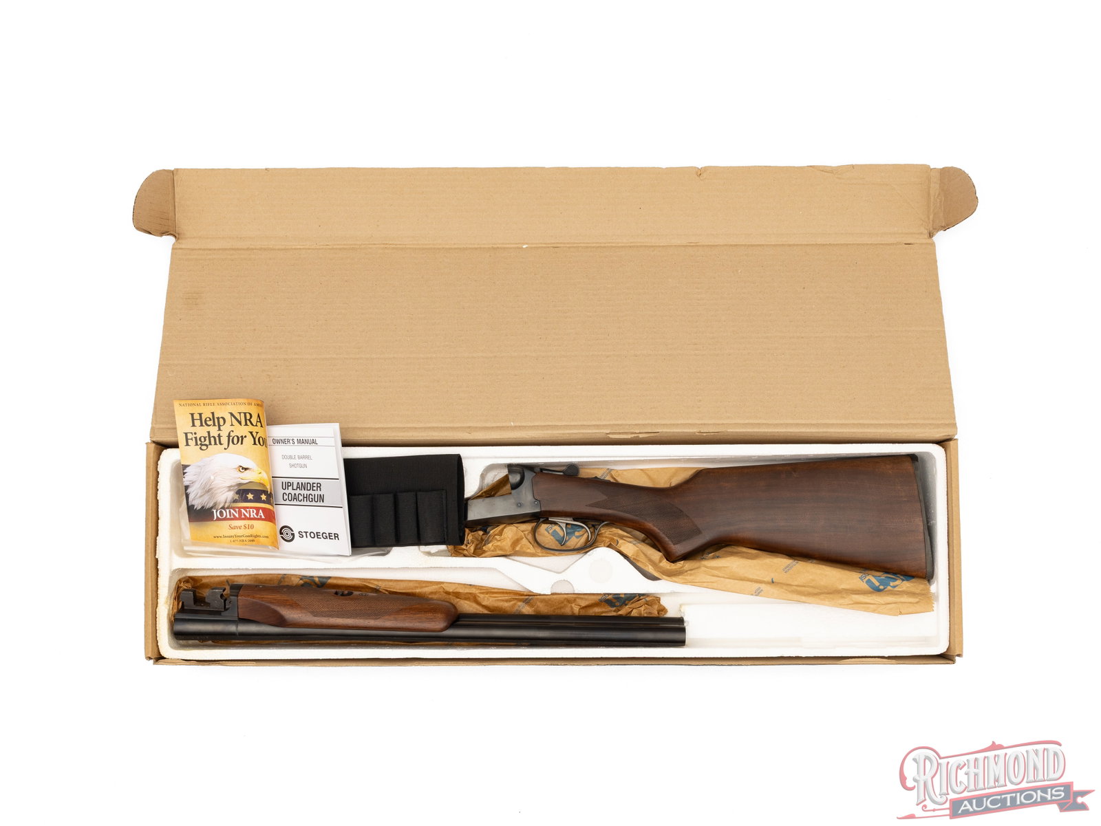 Stoeger Coach Gun Side by Side 12 Gauge Shotgun in Original Box - 4