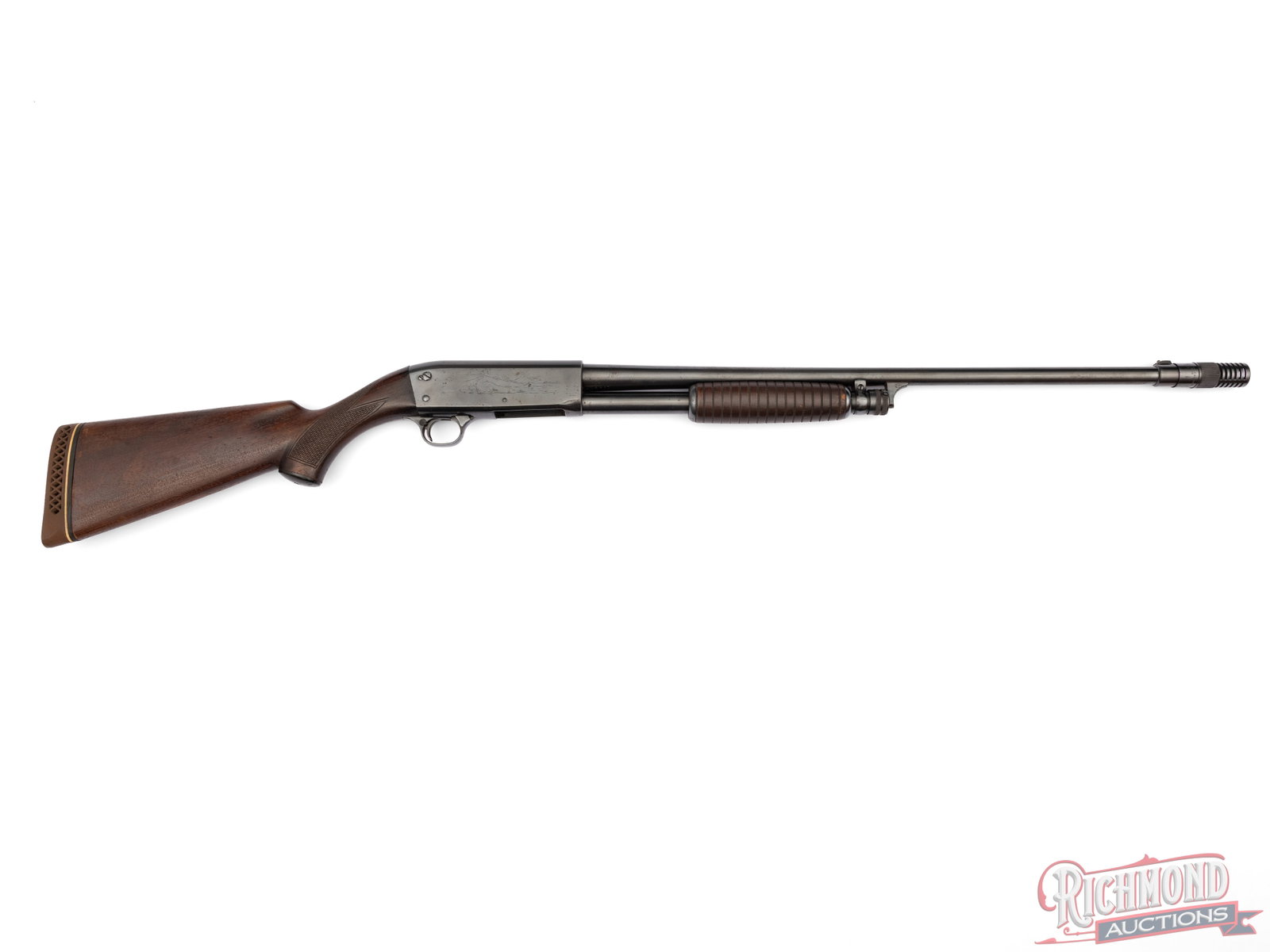 Ithaca Gun Co Model 37 Pump Action Shotgun 20 Gauge With Poly Choke (1 of 2)