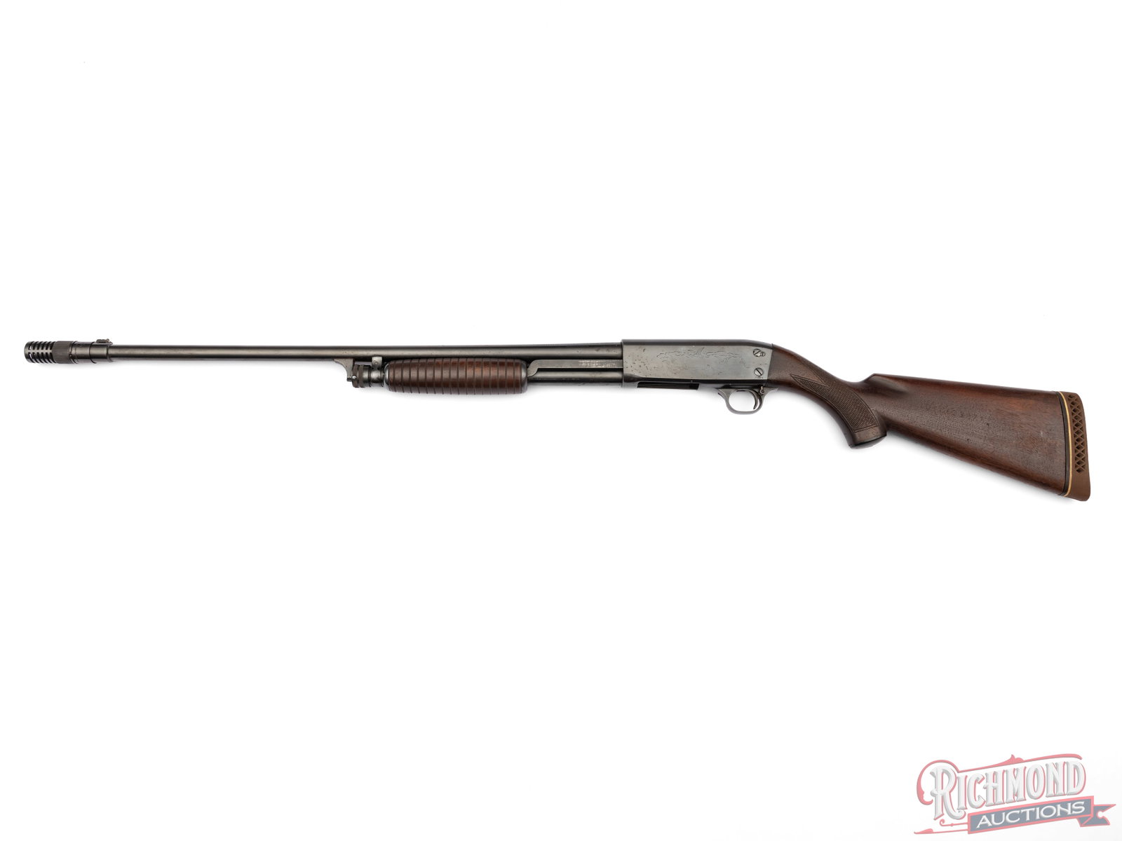 Ithaca Gun Co Model 37 Pump Action Shotgun 20 Gauge With Poly Choke - 2