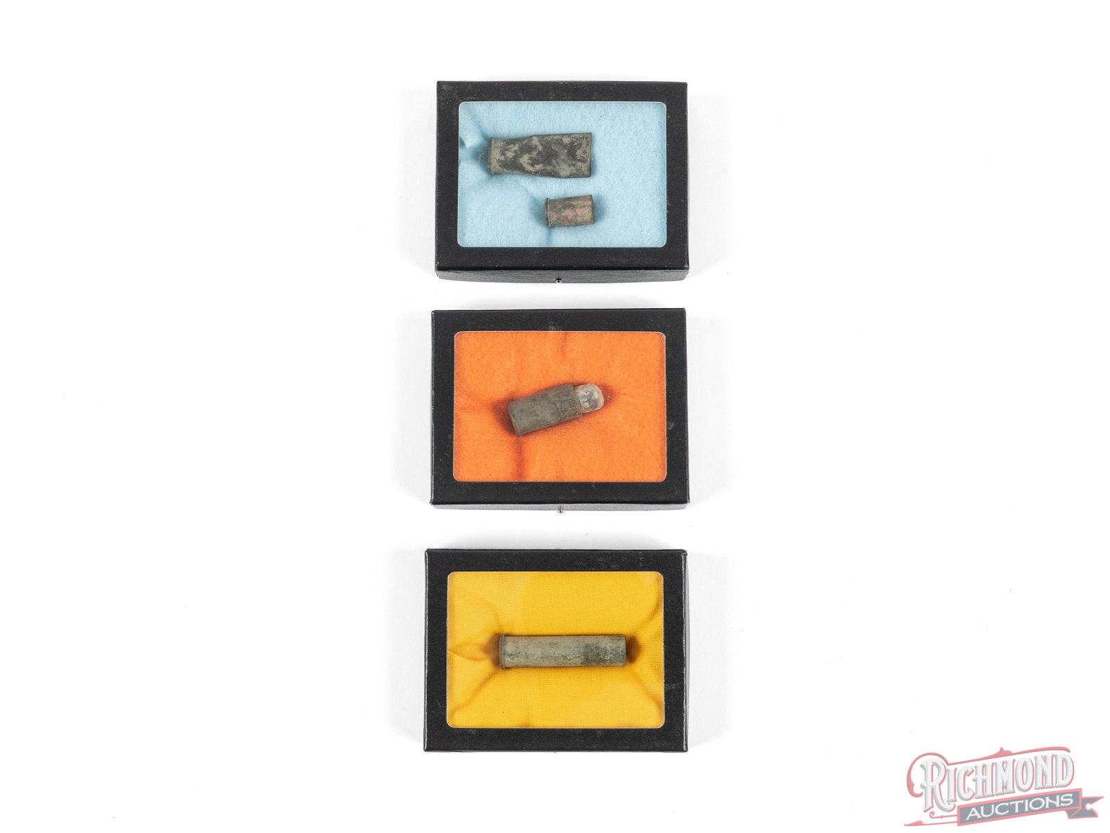 Seven Display Boxes of Vintage Cartridges And Shells - 3