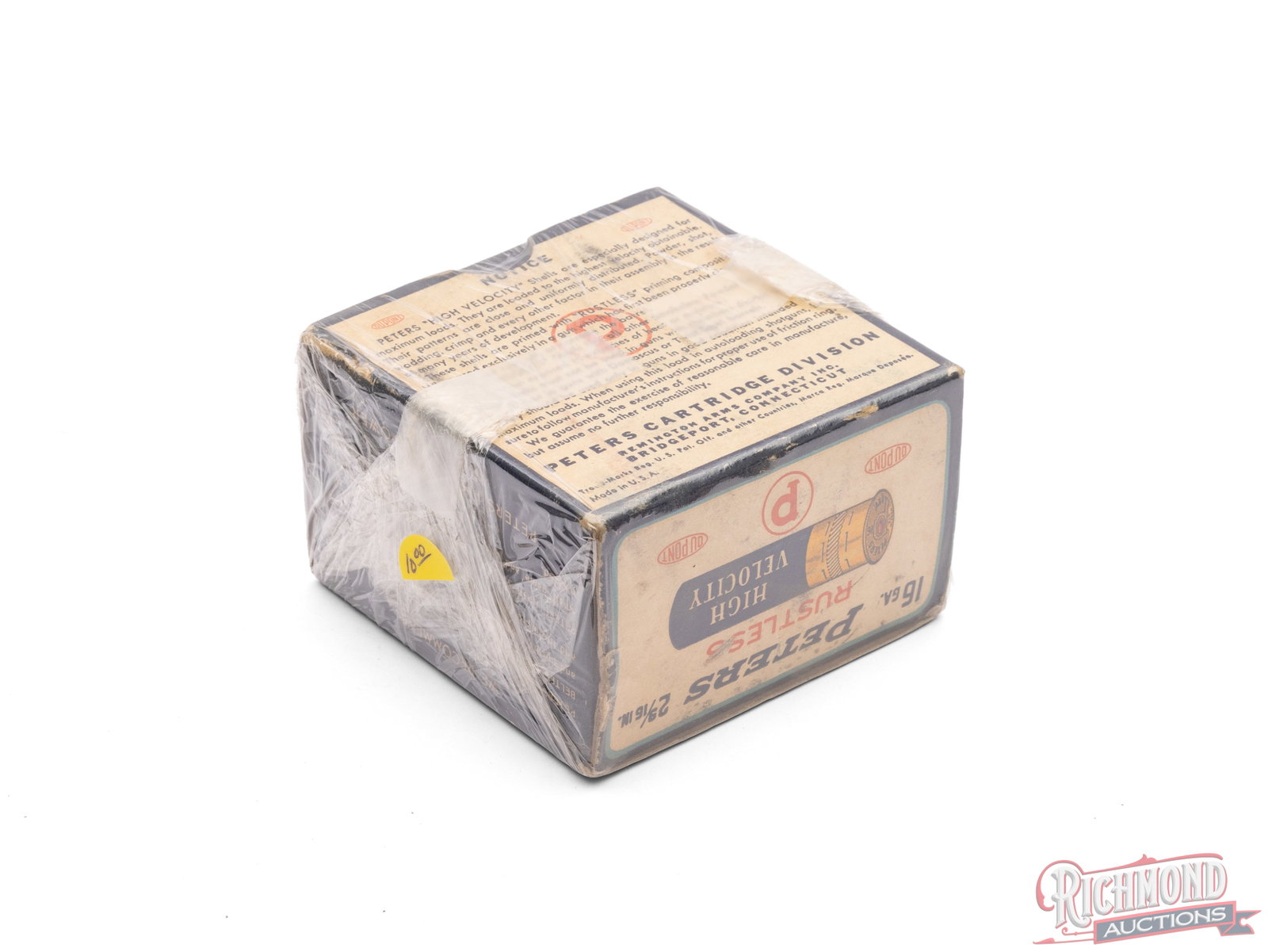 Peters High Velocity 16 Gauge 2 9/16" Rustless Shotgun Shell Collector's Box - 2
