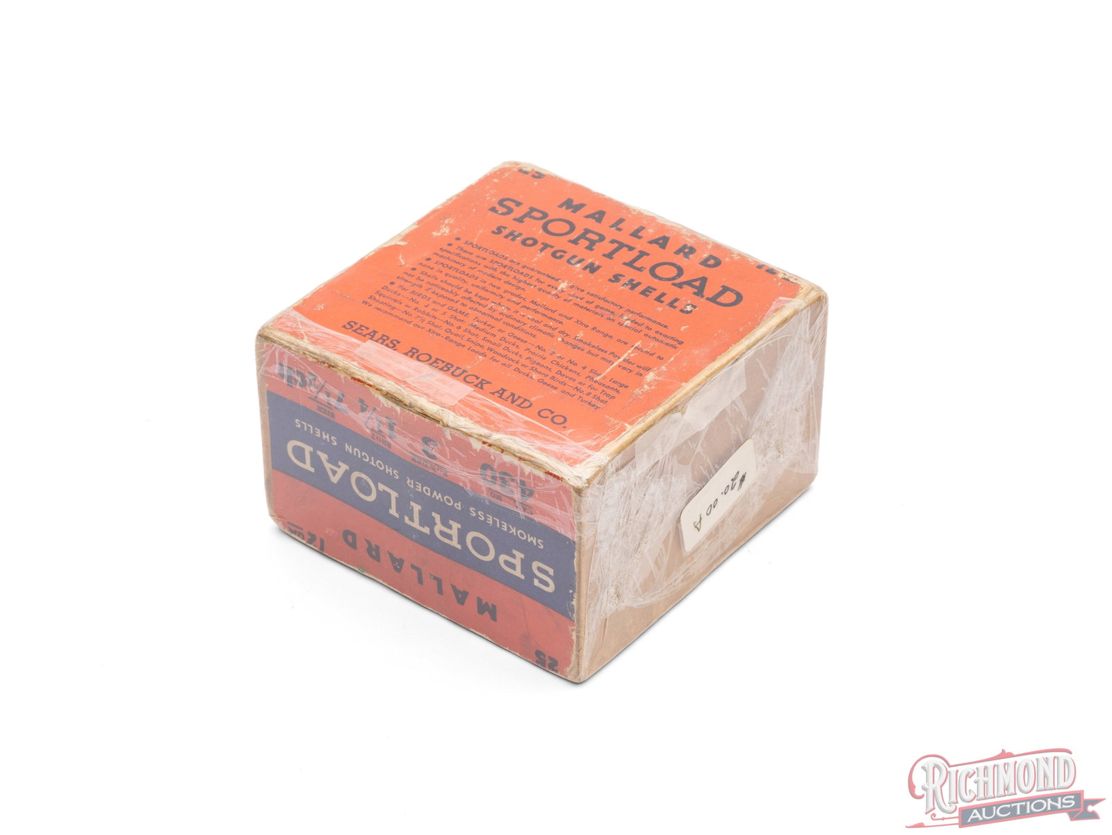Sears And Roebuck Mallard Sportload 12 Gauge Shotgun Shell Collector's Box - 2