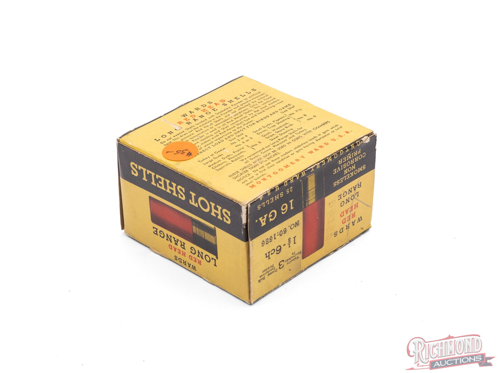 Full Box of Wards Red Head 16 Gauge Long Range Shot Shells - 2