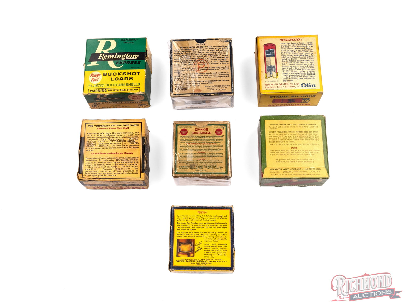 7 Vintage Collector Shot Shell Boxes - 2