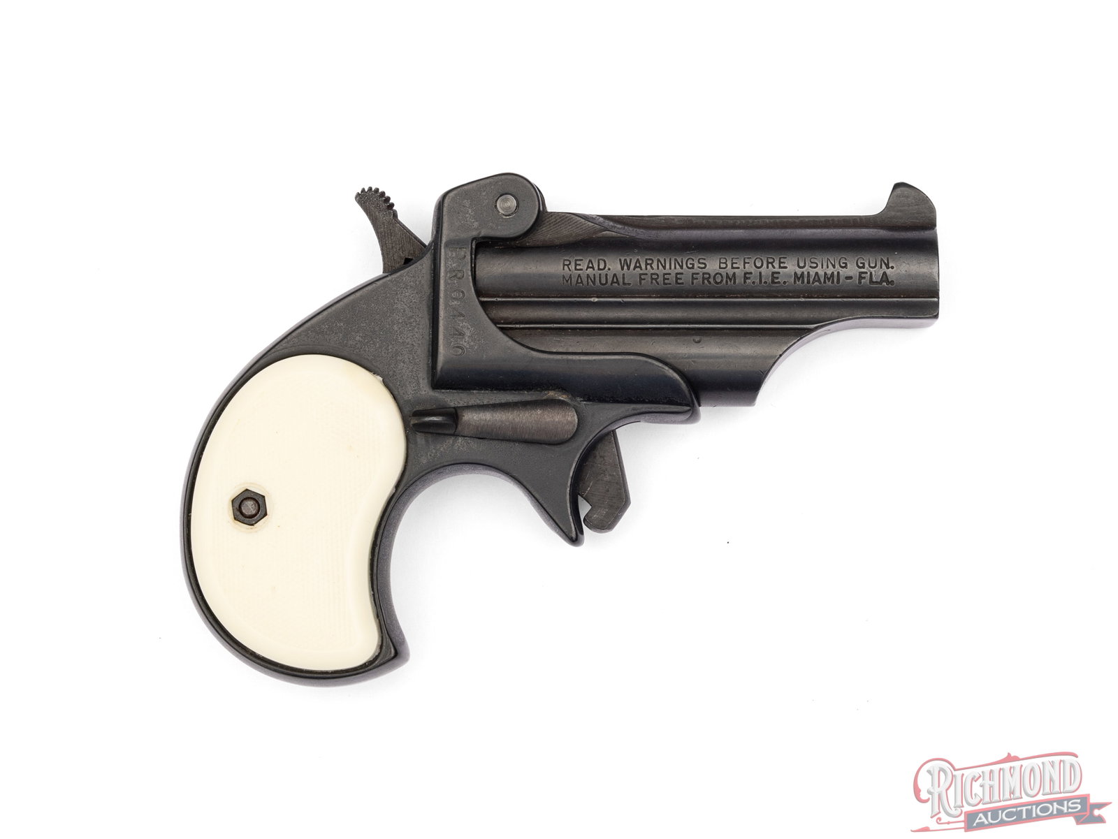 FIE Model D86 Derringer .38 Special Single Shot Pistol in Original Box - 3
