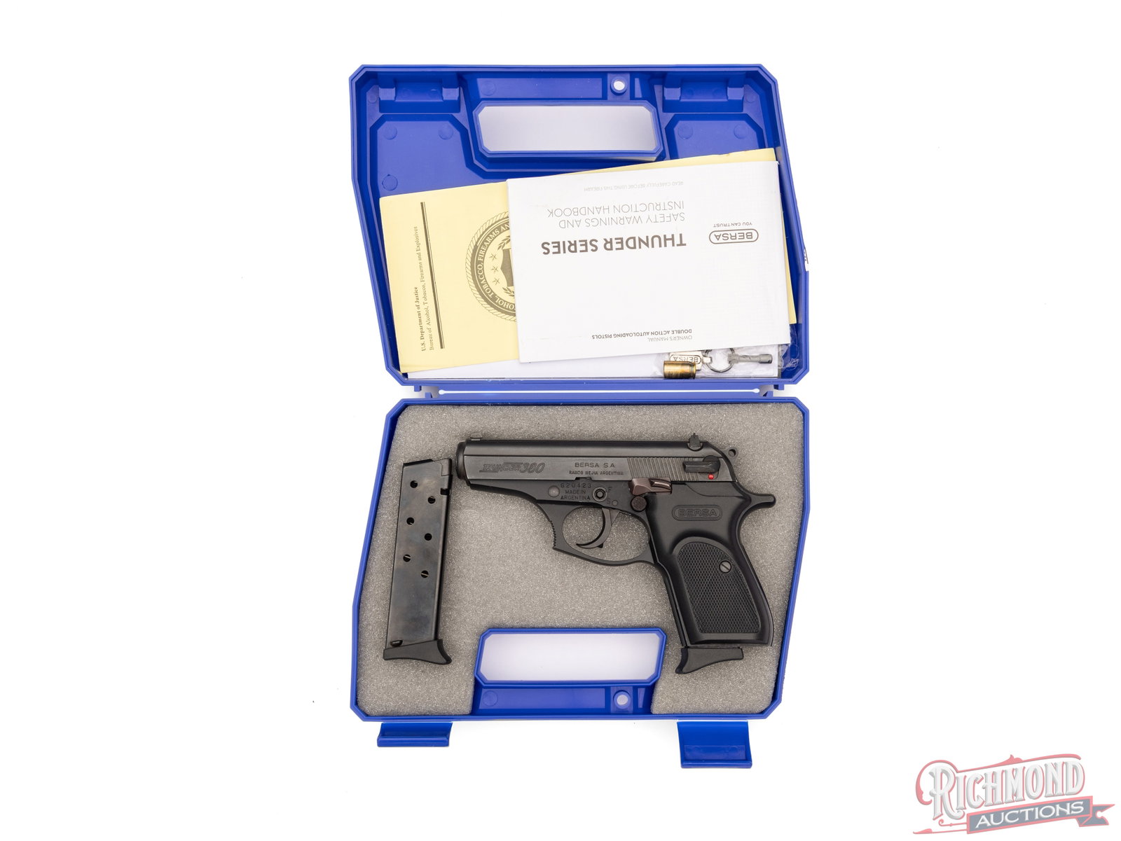 Bersa Thunder 380 Compact .380 ACP Semi-Auto Pistol In Original Case - 4
