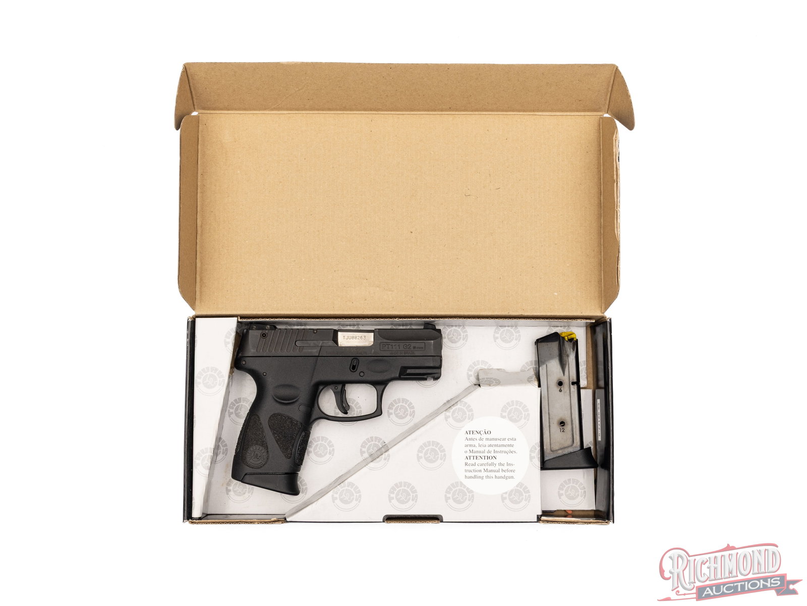 Taurus PT111 G2 Millennium 9mm Luger Semi-Auto Pistol in Original Box - 4