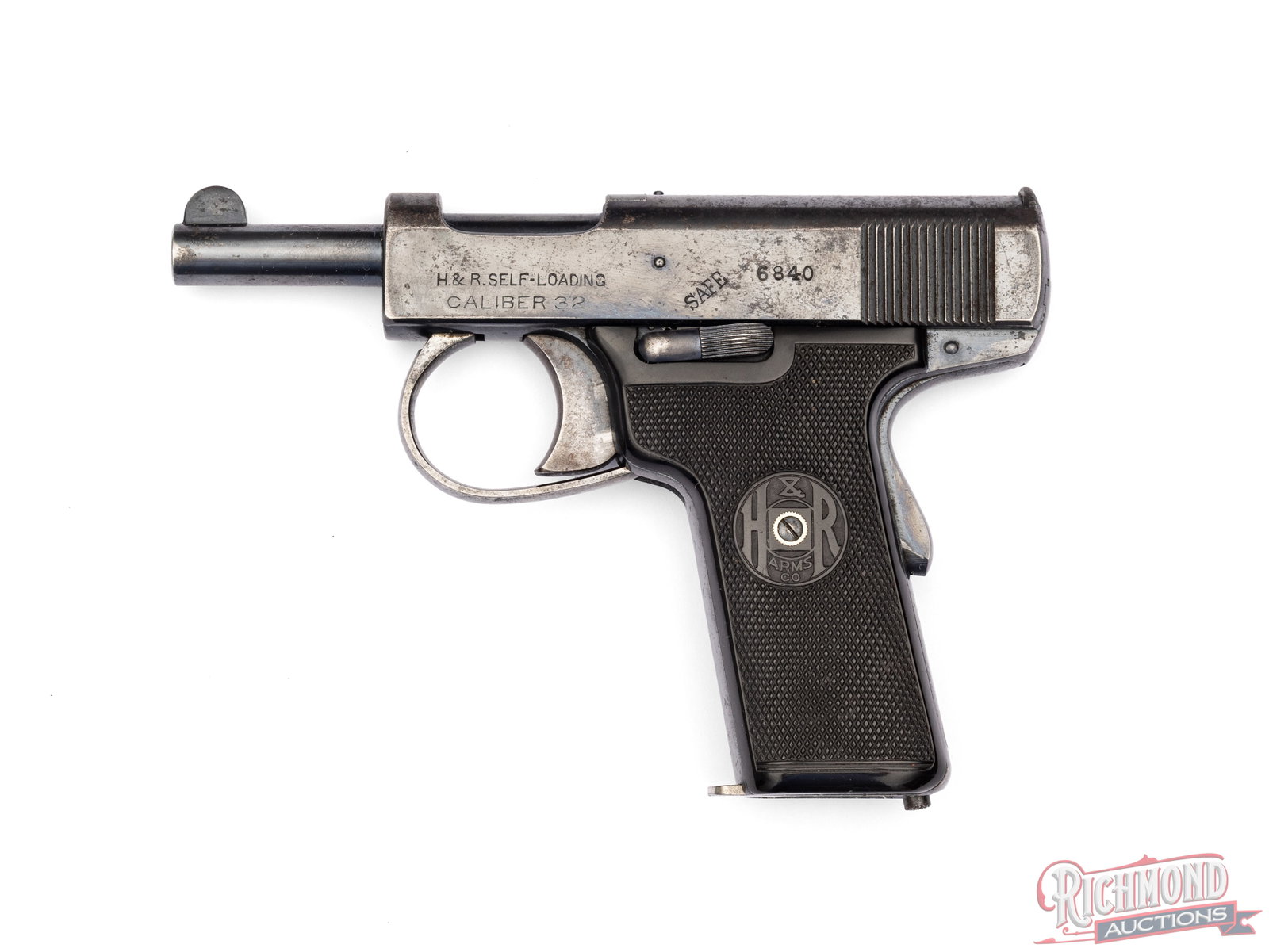 Harrington & Richardson H&R Self-Loading .32 ACP Semi-Automatic Pistol Webley & Scott Design (1 of 2)