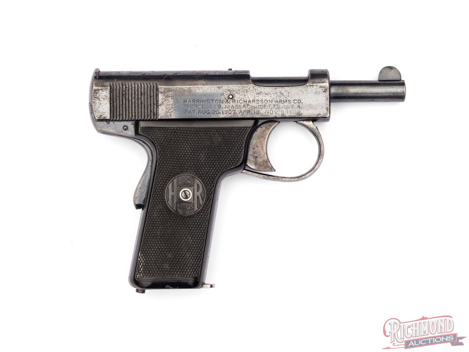 Harrington & Richardson H&R Self-Loading .32 ACP Semi-Automatic Pistol Webley & Scott Design - 2