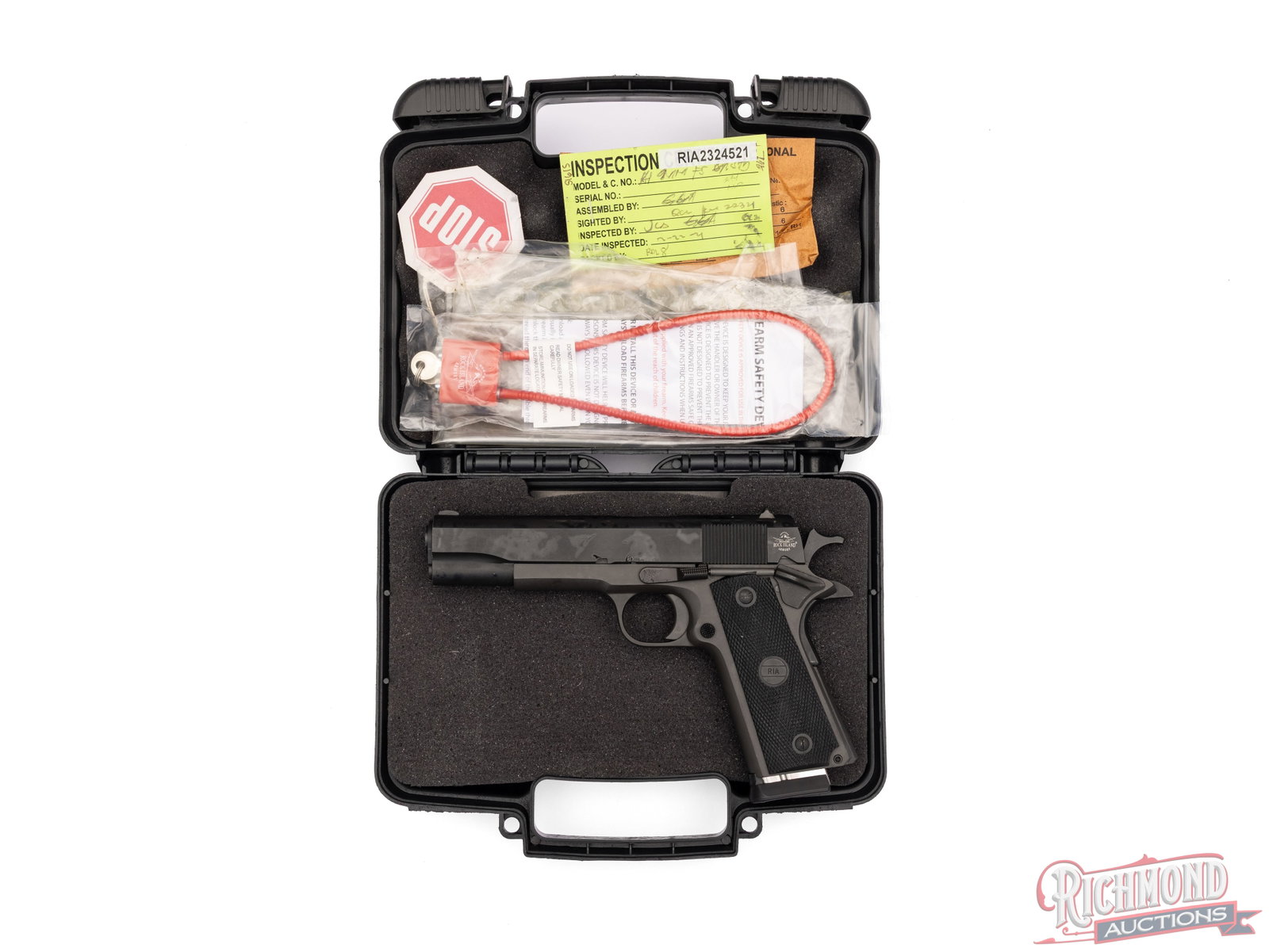 Armscor Rock Island Armory M1911A1-FS 9mm Semi-Auto Pistol in Original Case - 4