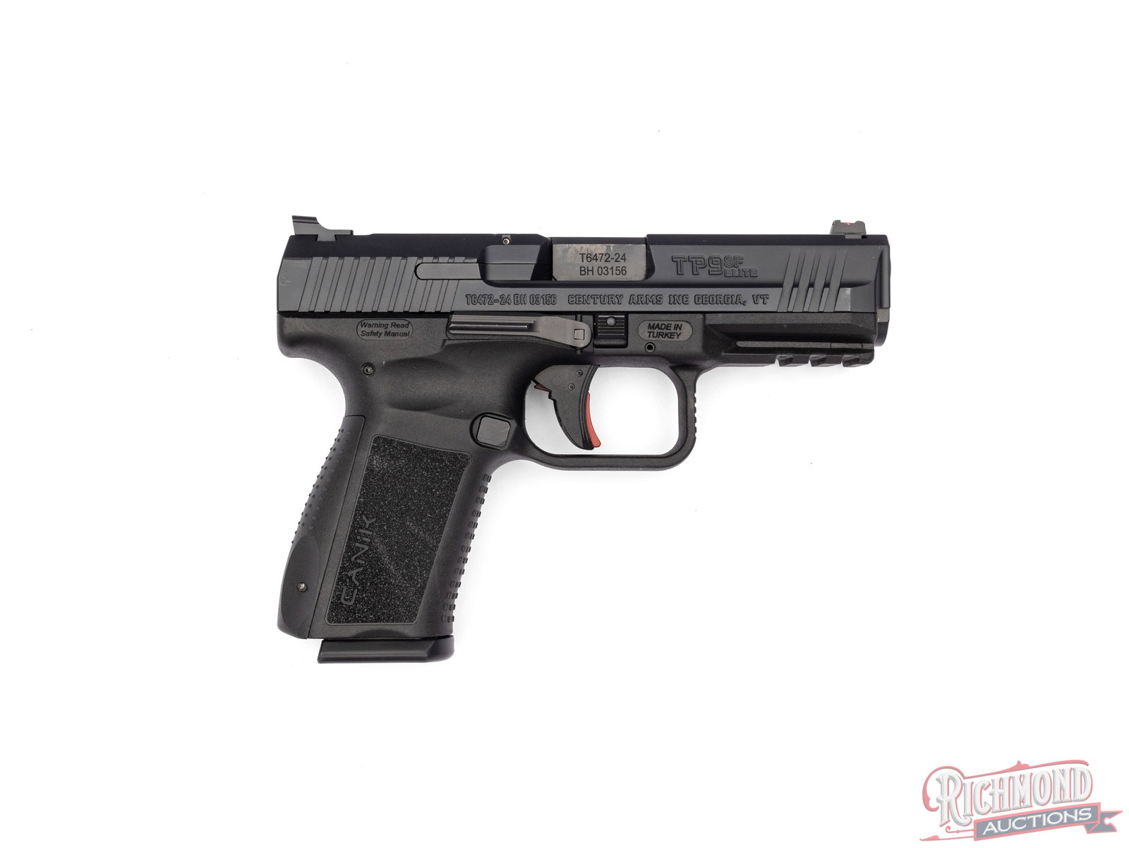 Canik Model TP9SF Elite 9mm Luger Semi-Automatic Pistol in Original Case with Accessories - 3