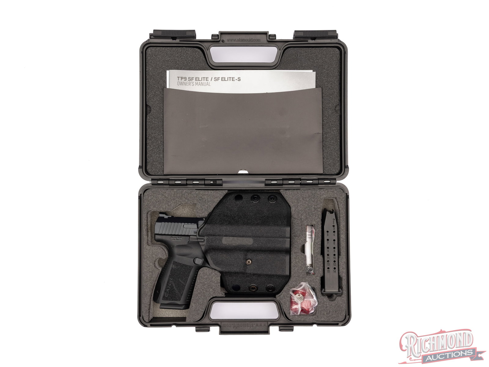 Canik Model TP9SF Elite 9mm Luger Semi-Automatic Pistol in Original Case with Accessories - 4