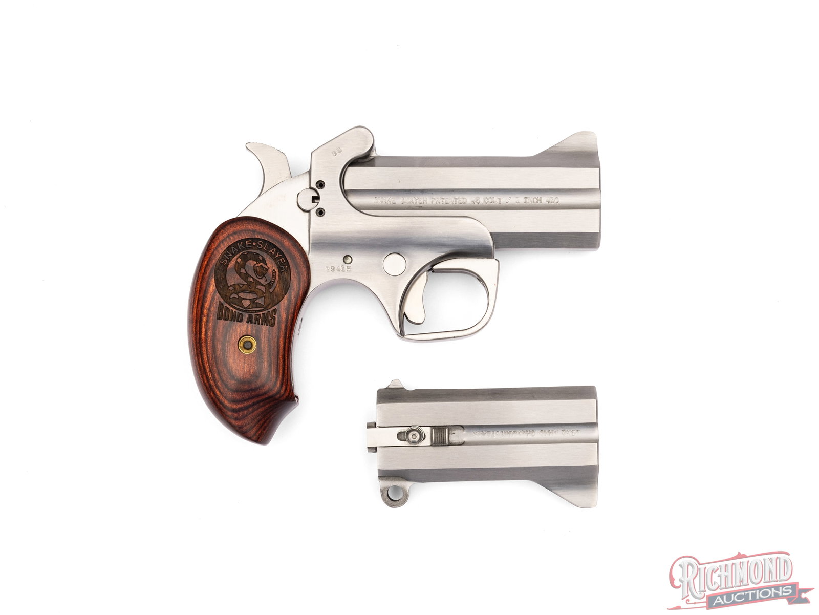 Bond Arms Snake Slayer .45 Colt / 410 GA Over Under Derringer Pistol With Additional Barrel .357 MAG - 3