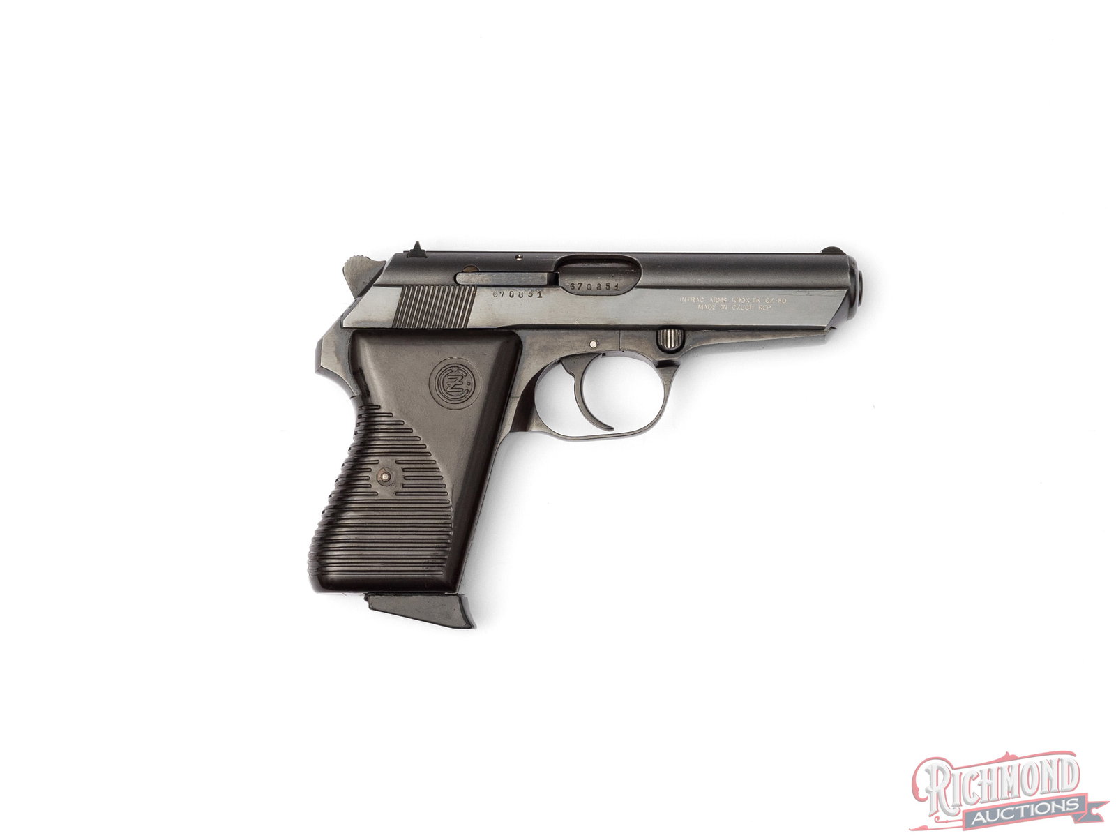 CZ Vz 50 7.65mm / .32 ACP Semi-Automatic Pistol - 2