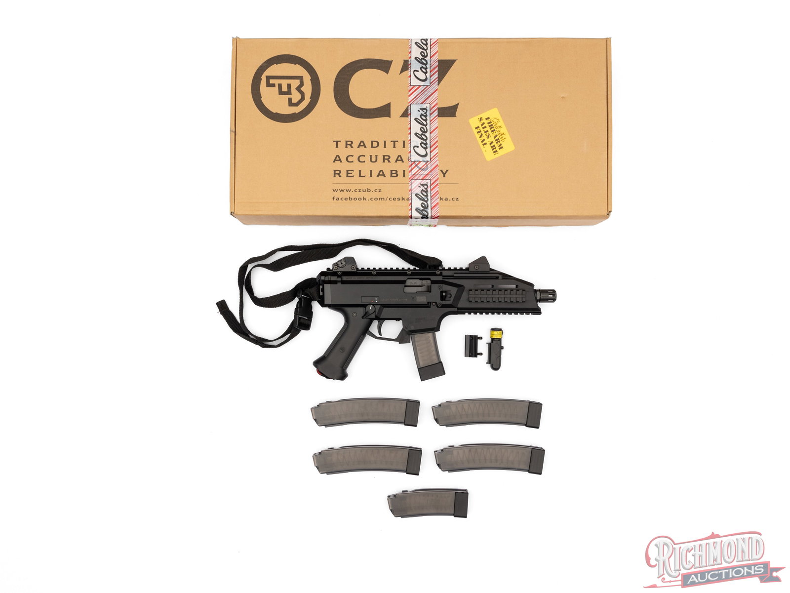 CZ Scorpion EVO 3 S1 Semi-Auto 9mm Carbine Pistol in Original Box (1 of 4)
