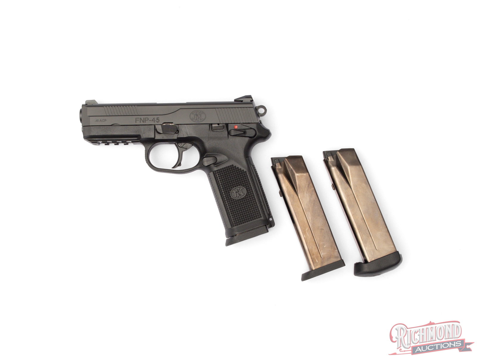 FN FNP-45 DA/SA Semi-Automatic .45 ACP Pistol In Original Case - 2