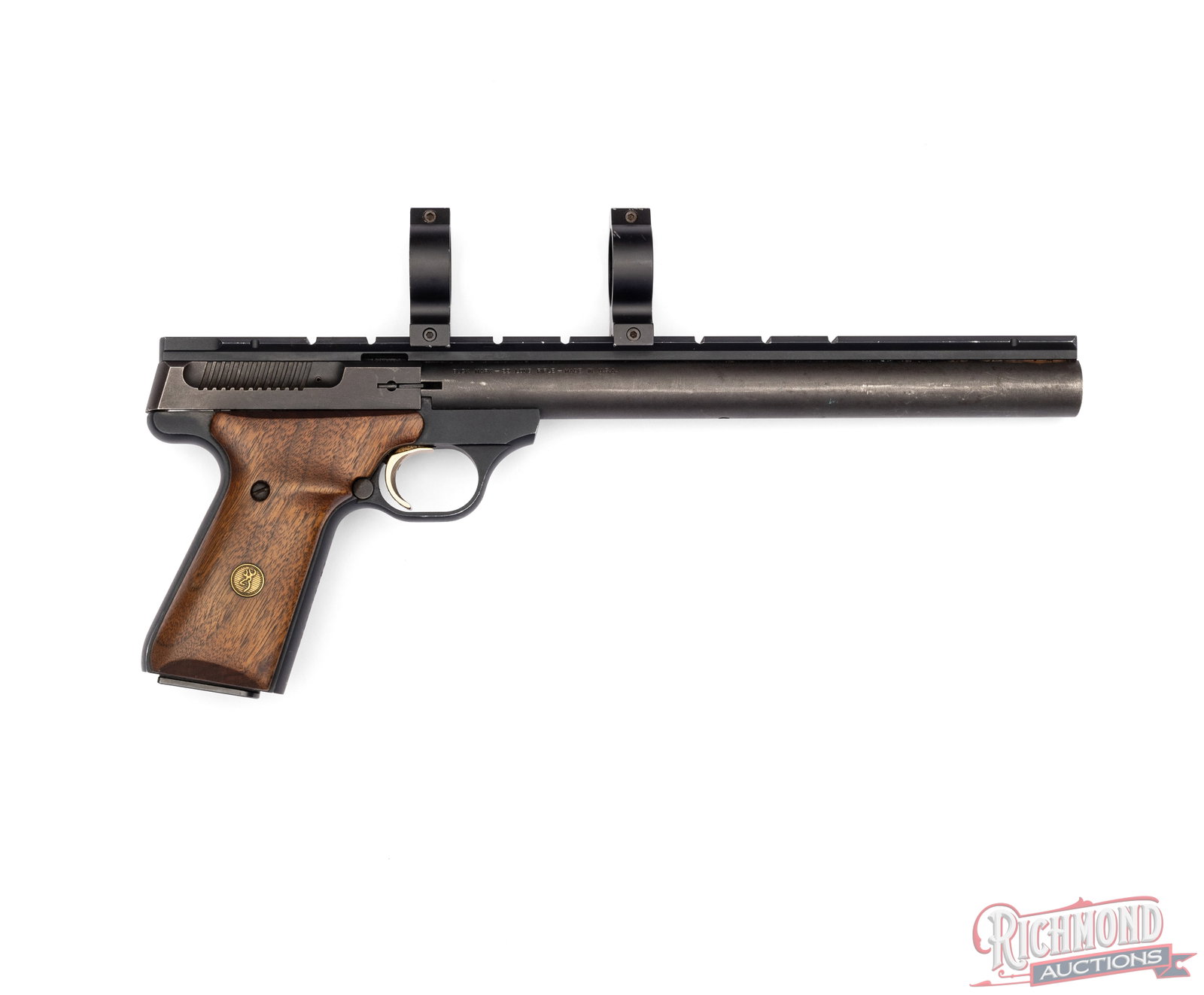 Browning Buckmark 9-1/2" Bull Barrel .22 LR Semi-Automatic Target Pistol Scope Ready - 2