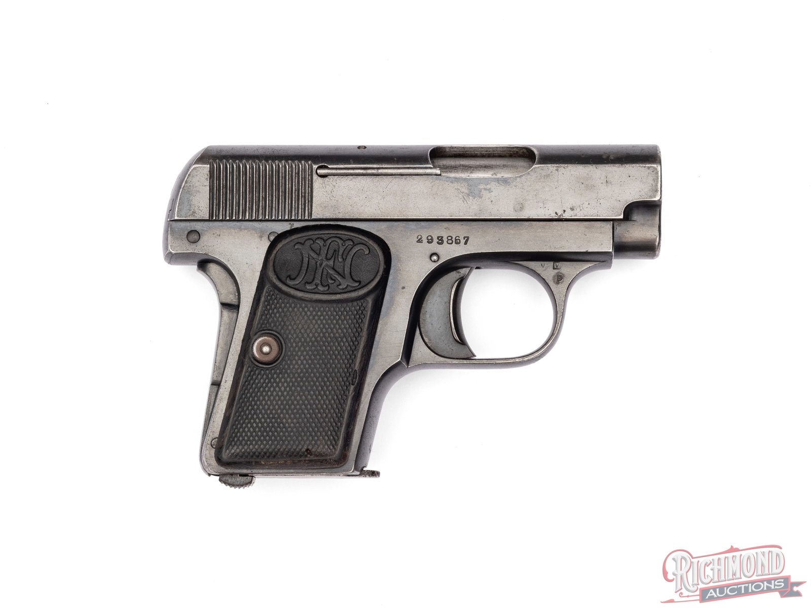 1964 FN Belgium Baby Browning .25 ACP Semi-Automatic Pocket Pistol - 2