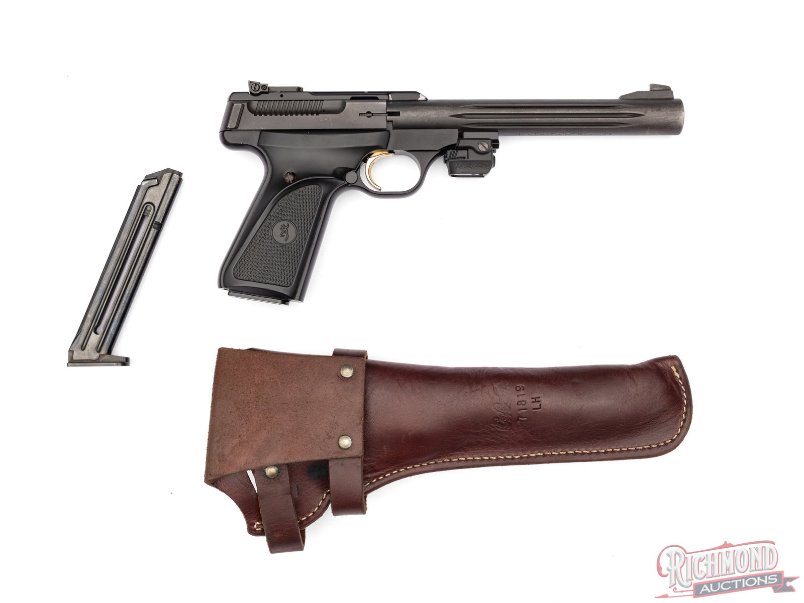 Browning Buckmark Bullseye .22 LR Semi-Automatic Target Pistol with Holster & LaserMax - 2