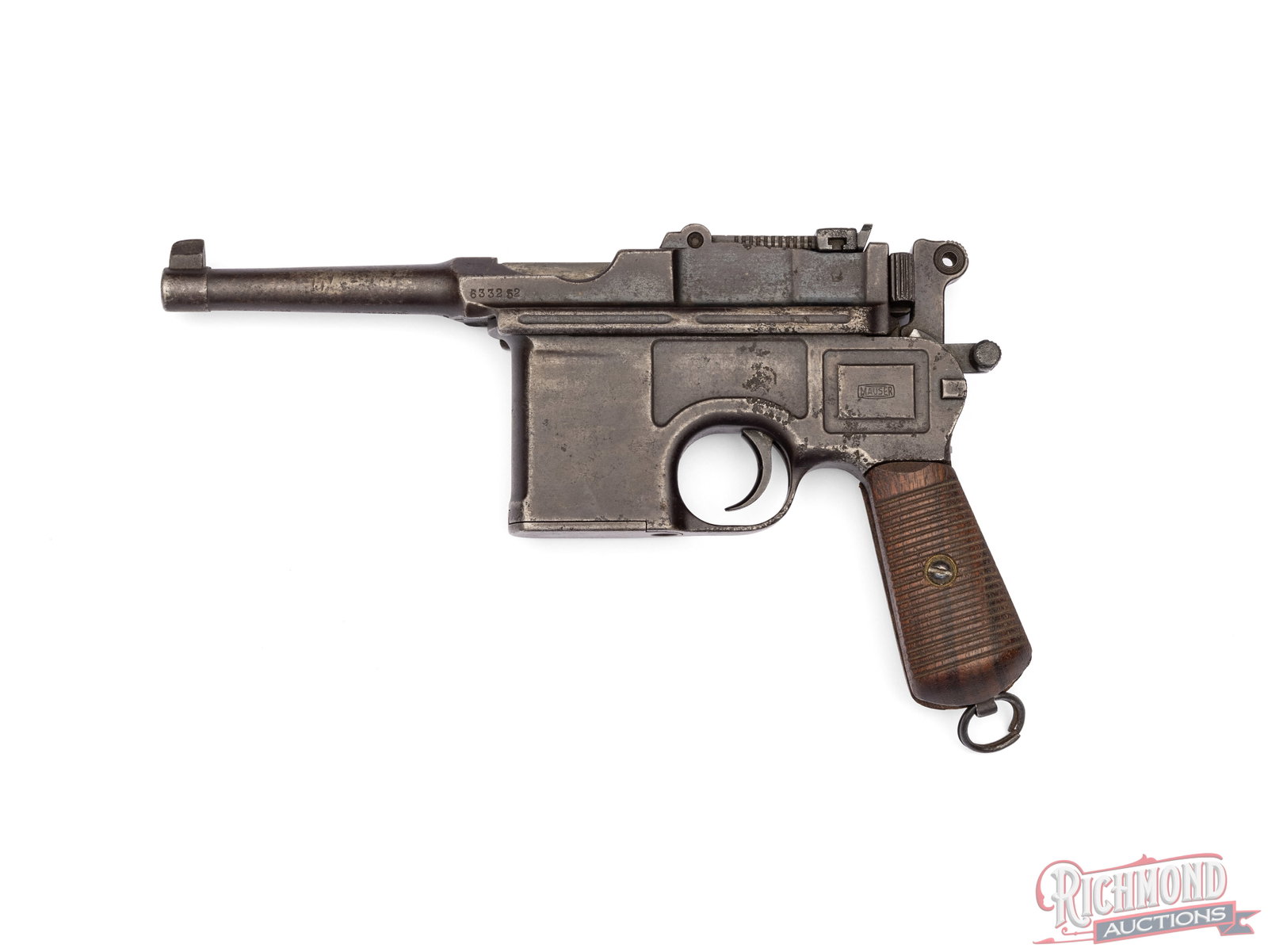 Waffenfabrik Mauser C96 Broomhandle 7.63x25mm Semi-Automatic Pistol (1 of 2)