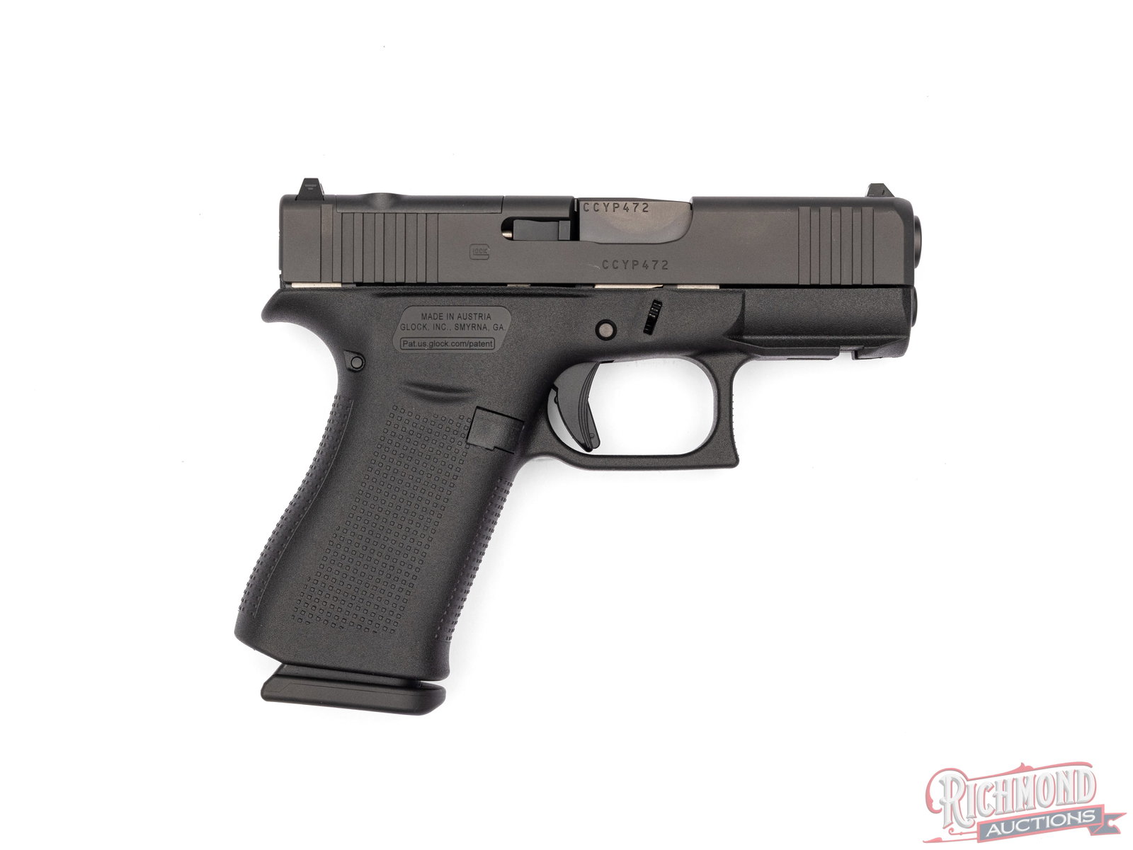 Glock 43X MOS 9mm Compact Semi-Automatic Pistol in Original Case - 3