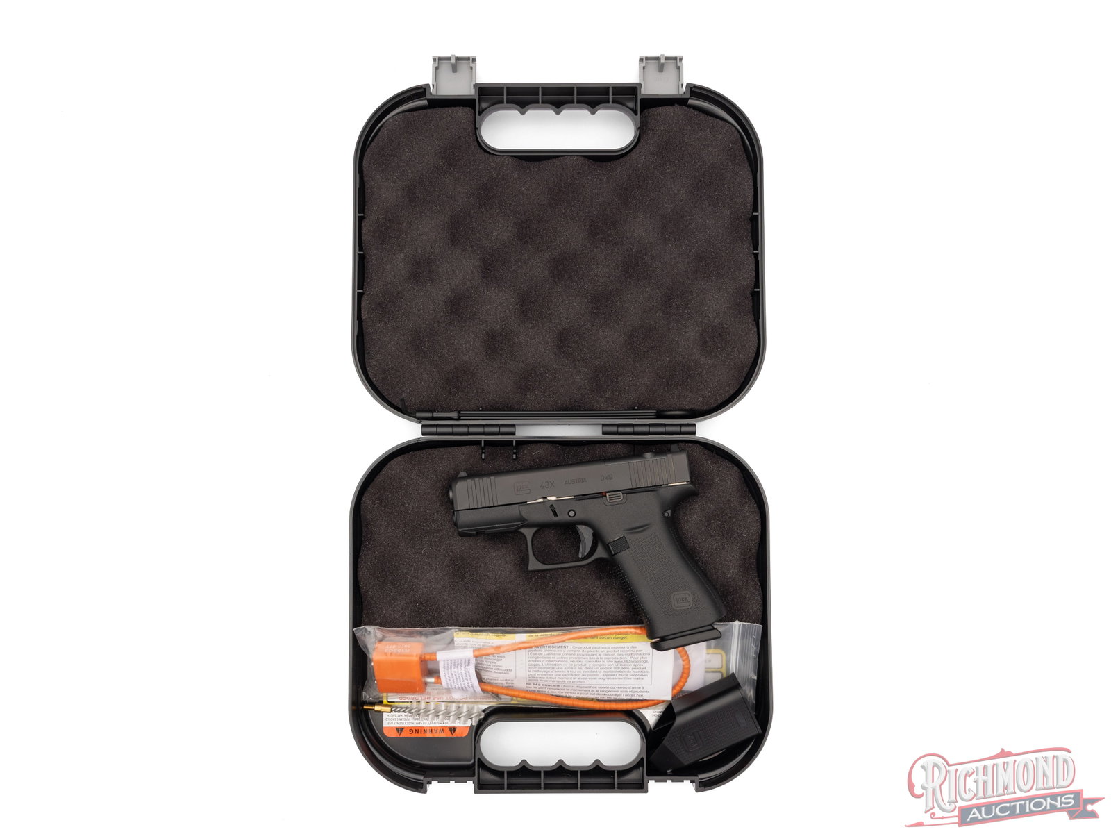 Glock 43X MOS 9mm Compact Semi-Automatic Pistol in Original Case - 4