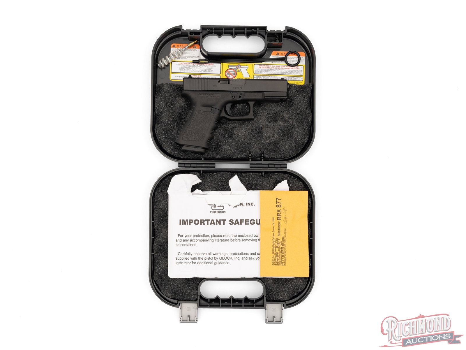 Glock G19 9mm Luger Gen 3 Semi-Automatic Pistol In Original Case - 4
