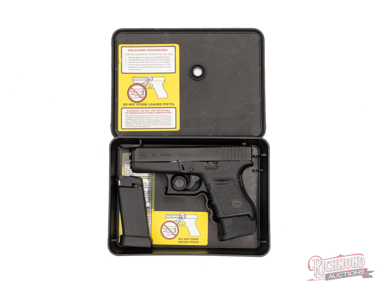 Glock G36 .45 ACP Semi-Automatic Pistol In Original Tupperware Case - 4