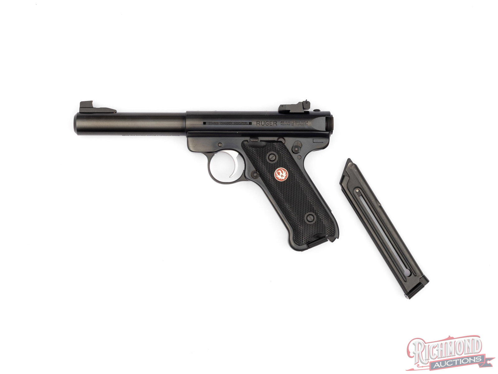 Ruger Mark III Target .22 LR Semi-Automatic Pistol In Original Case - 2