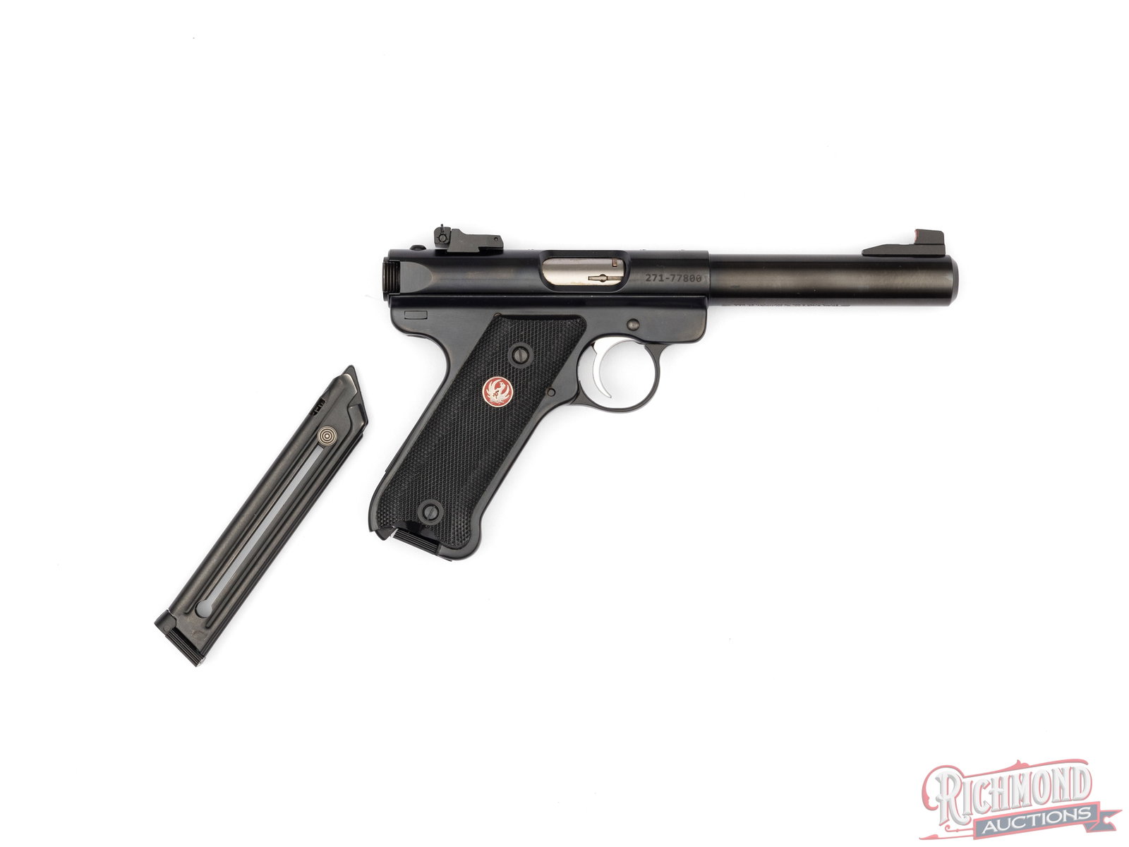 Ruger Mark III Target .22 LR Semi-Automatic Pistol In Original Case - 3