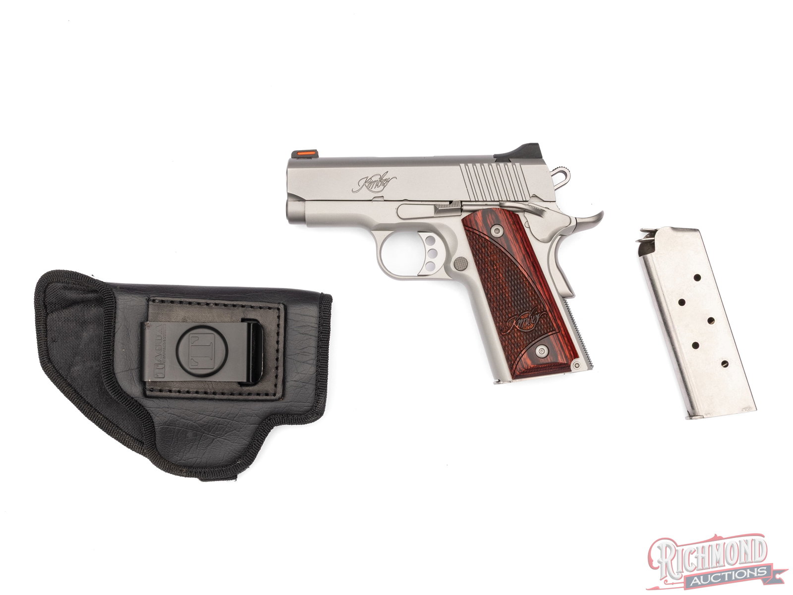 Kimber Stainless Ultra Carry II .45 ACP Compact 1911 Semi-Auto Pistol in Original Box - 2