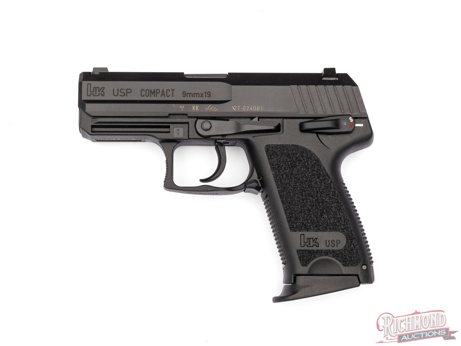 Heckler & Koch HK USP Compact 9mm Semi-Automatic Pistol in Original Case - 2