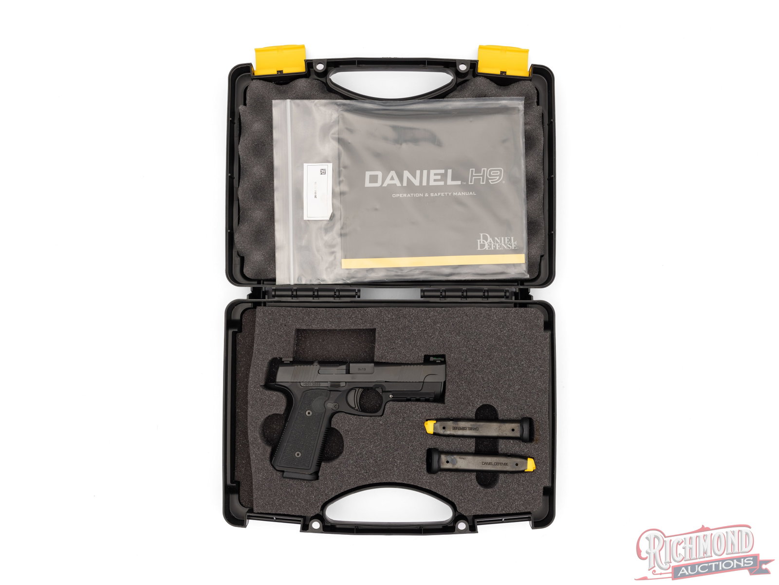 Daniel Defense H9 Optics Ready 9mm Semi-Automatic Pistol in Original Case - 4