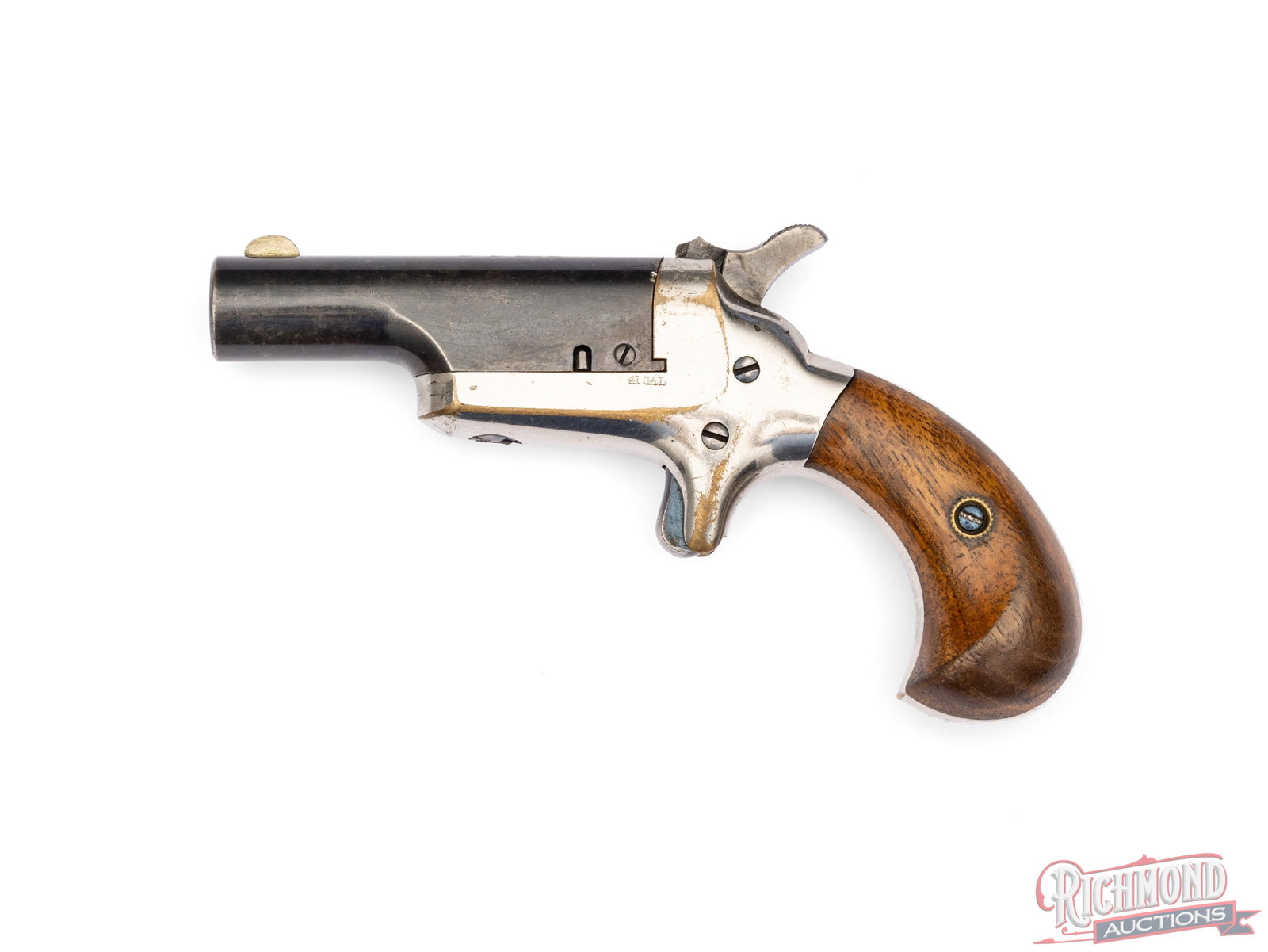 Colt Third Model "Thuer" Single Shot Deringer .41 RF Pistol Blued & Nickel Finish (1 of 2)