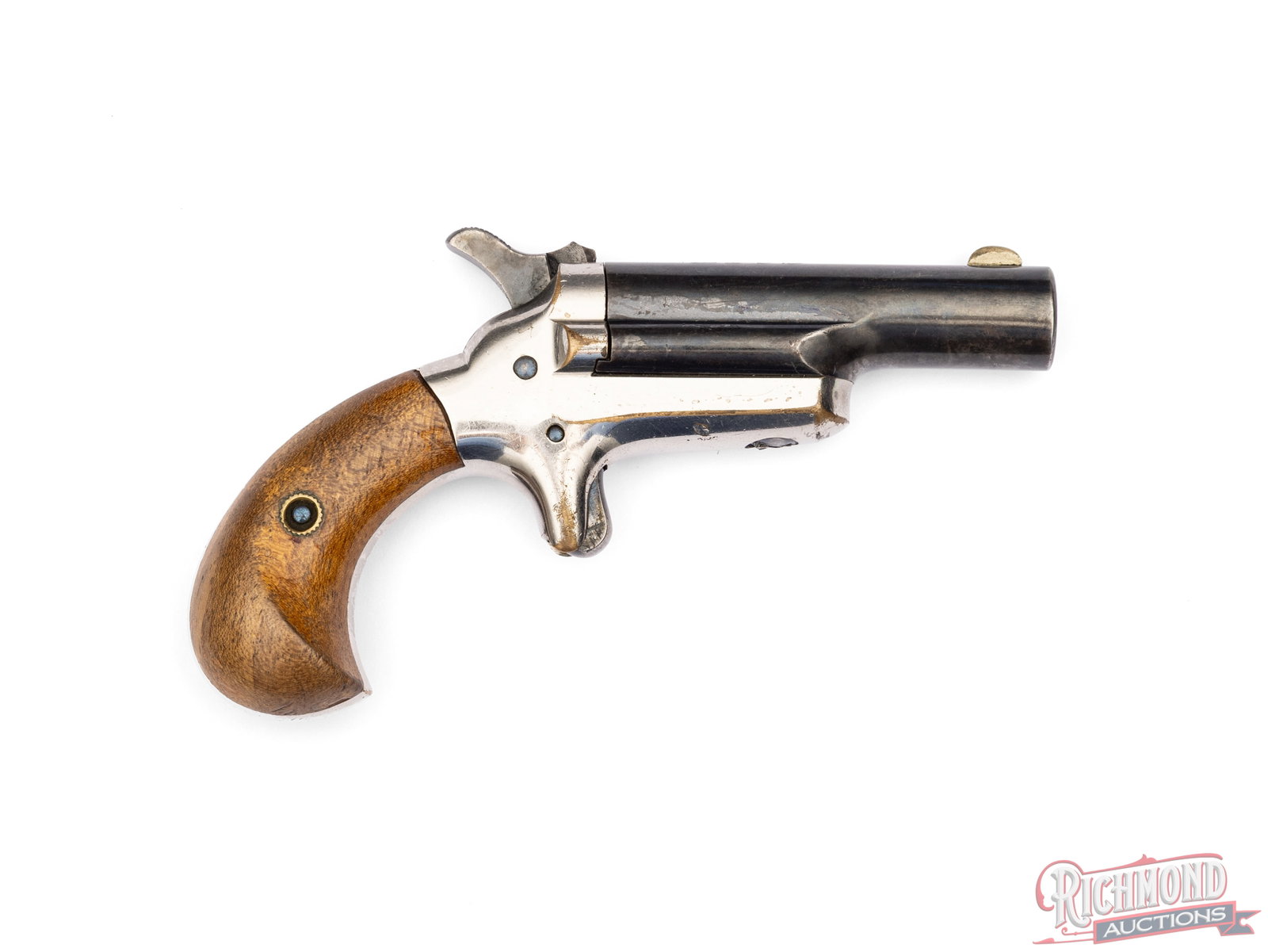 Colt Third Model "Thuer" Single Shot Deringer .41 RF Pistol Blued & Nickel Finish - 2