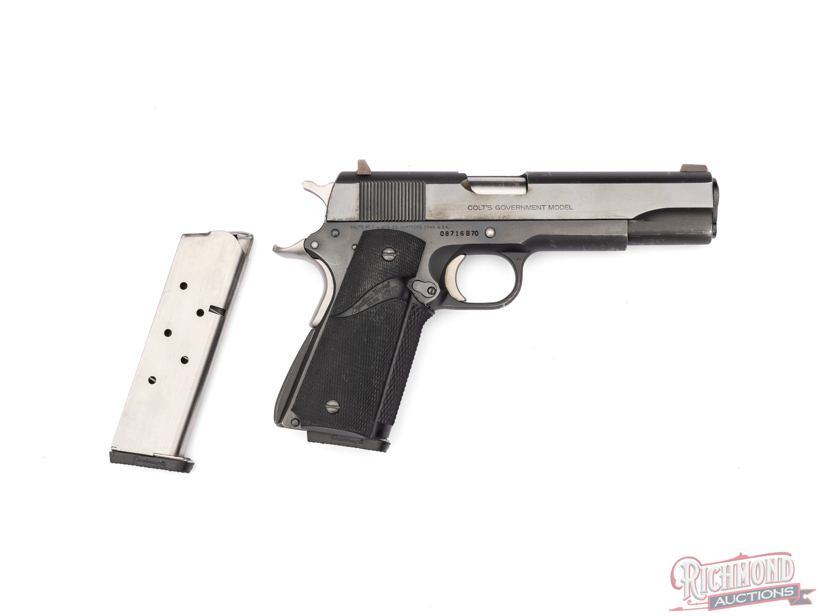Colt Government Model 1911 MK IV 70 Series .45 ACP Semi-Automatic Pistol - 2