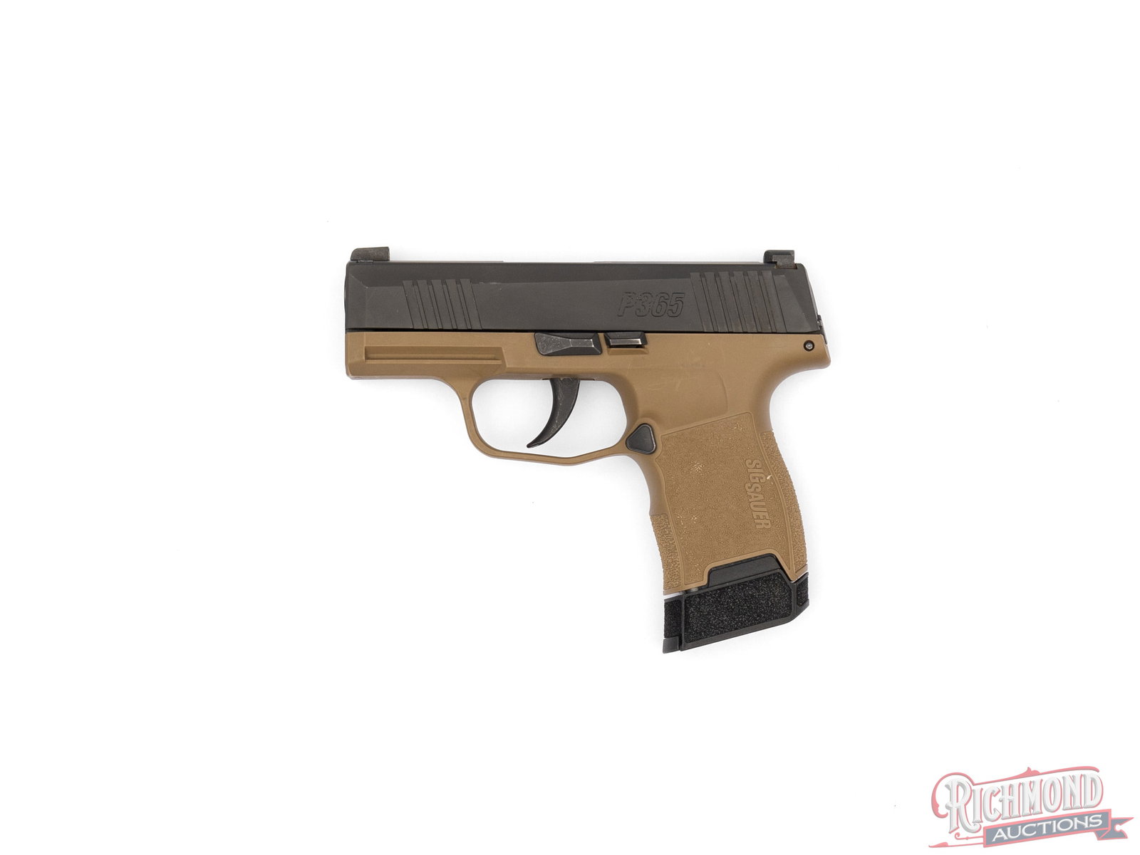 Sig Sauer P365 9mm Luger Semi-Automatic Pistol Two-Tone In Original Case - 2