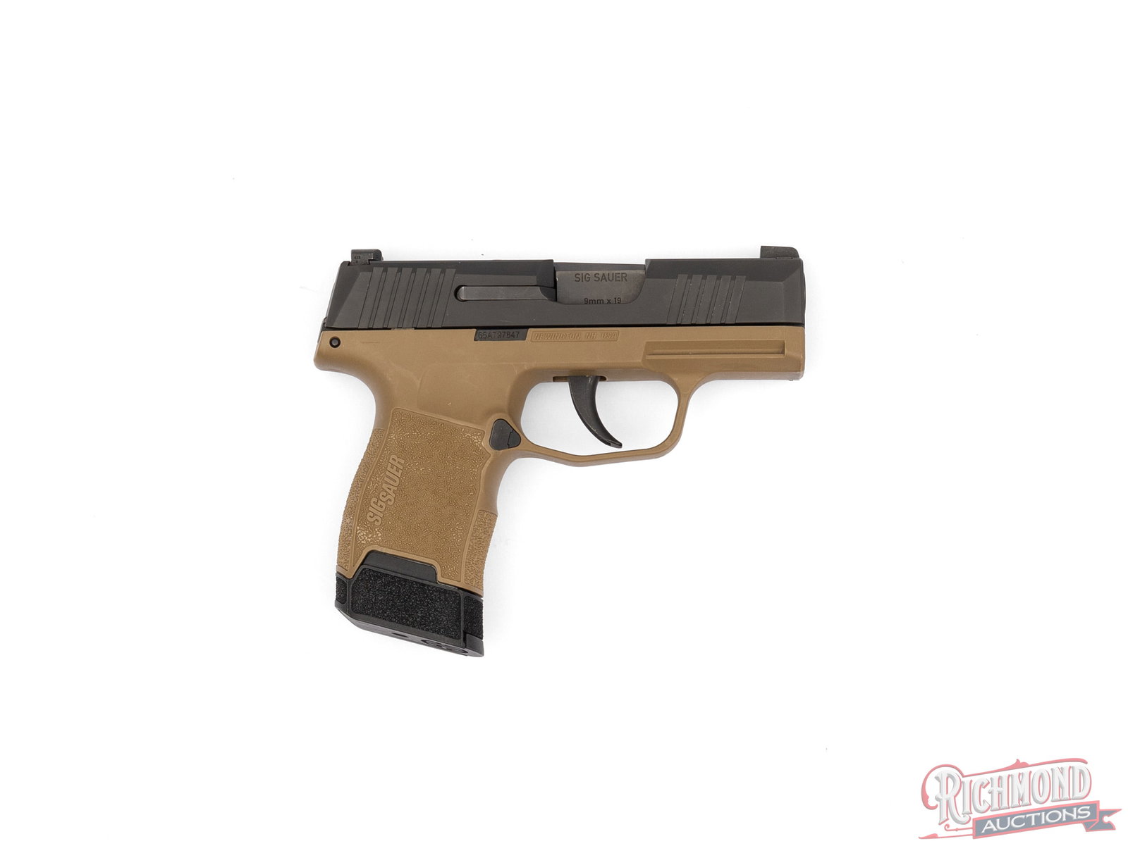Sig Sauer P365 9mm Luger Semi-Automatic Pistol Two-Tone In Original Case - 3