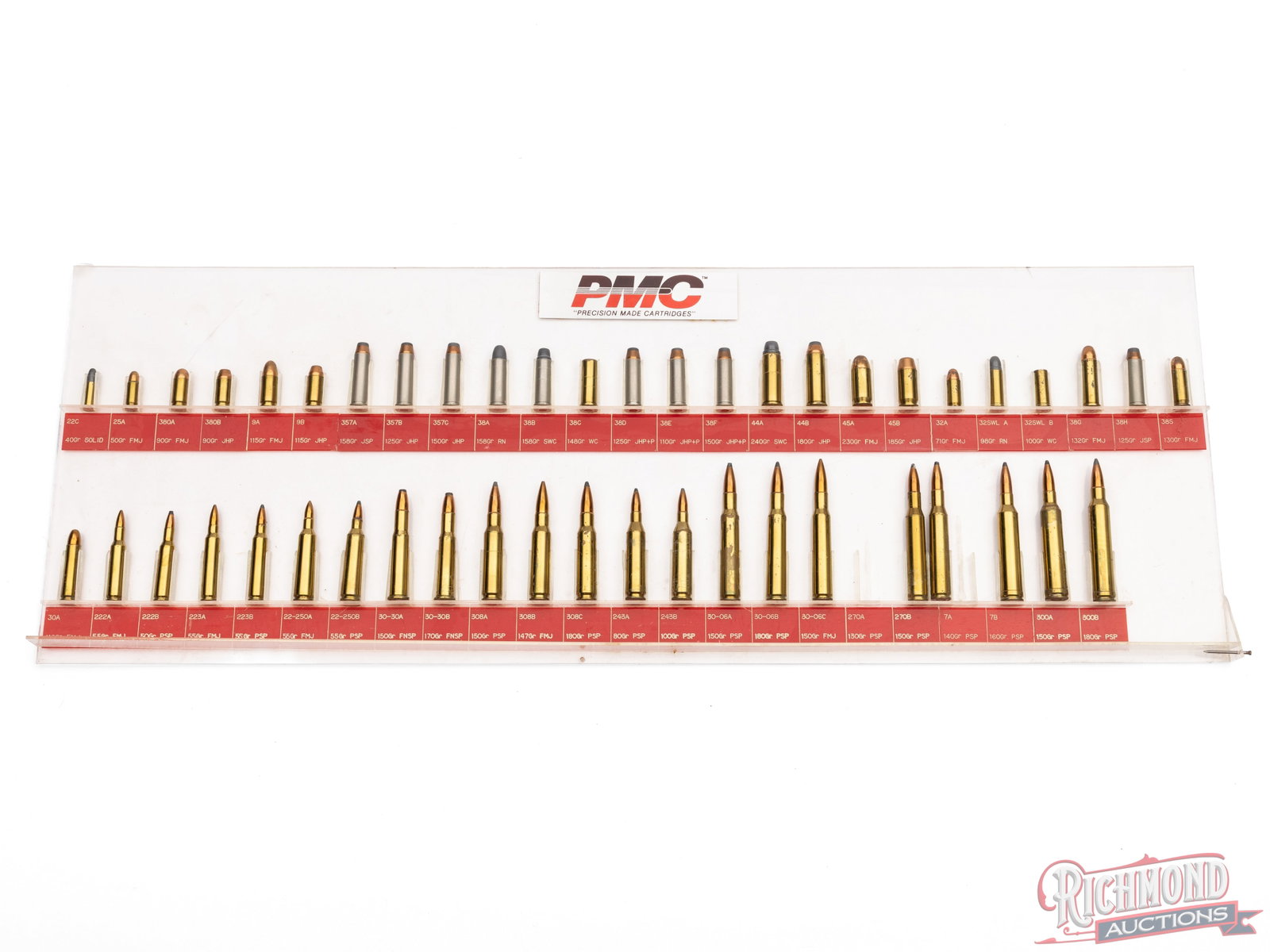 PMC Cartridge Sample Display Case - 2