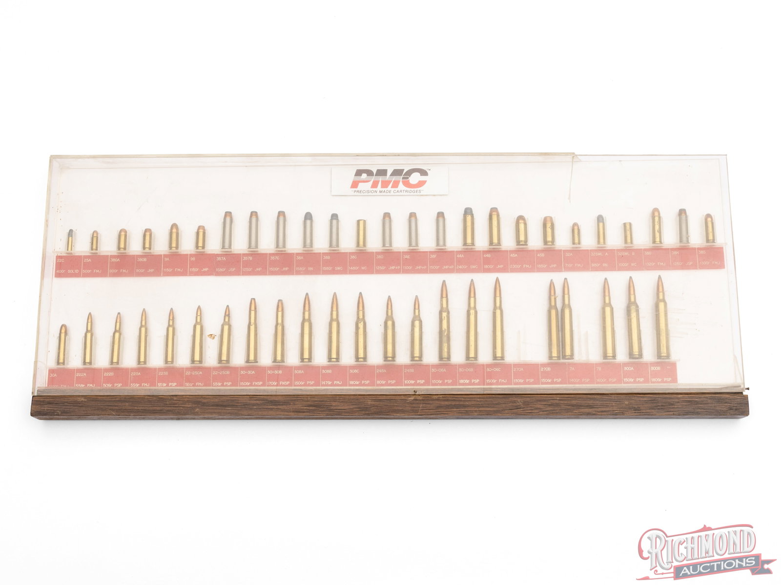 PMC Cartridge Sample Display Case - 3