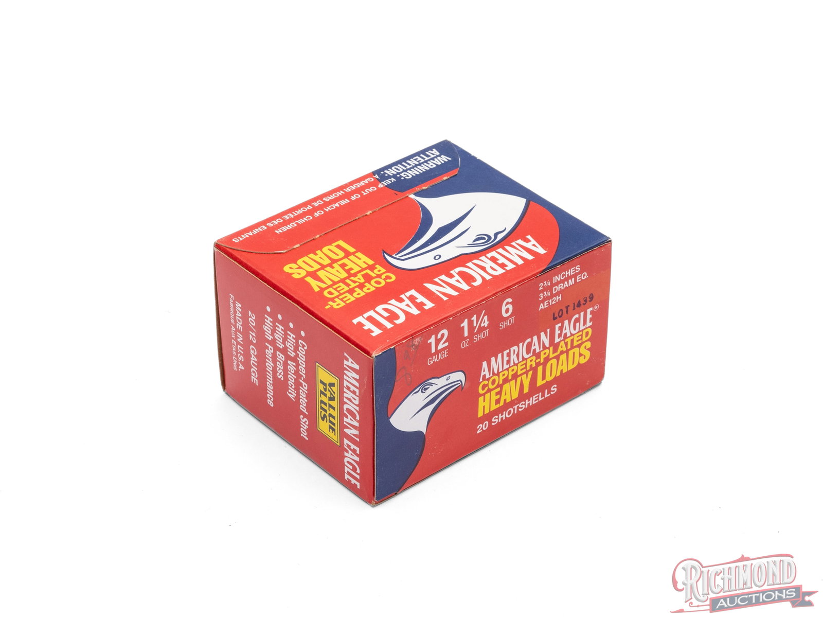 Full Box Of American Eagle 12 Gauge Copper Plated Heavy Loads Shotshells - 2