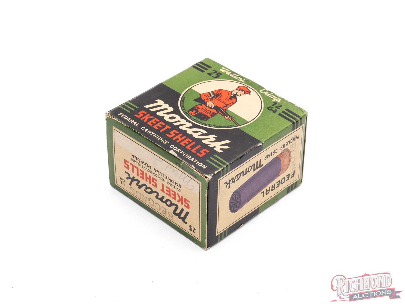 Federal Monark 12 Gauge Skeet Shells "Seconds" Collector's Box - 2