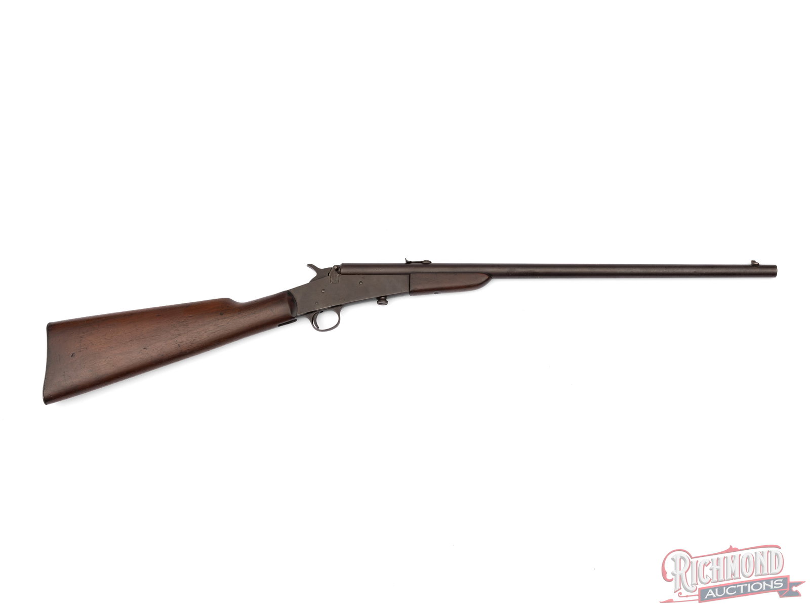 Remington Model 6 Rolling Block Type Single Shot Rifle .22 S/L/LR: This single shot rifle was made between 1902-1933 by Remington Arms Co. In is chambered for .22 short, long, and long rifle. It was designed as a thinner version of the classic rolling block for the